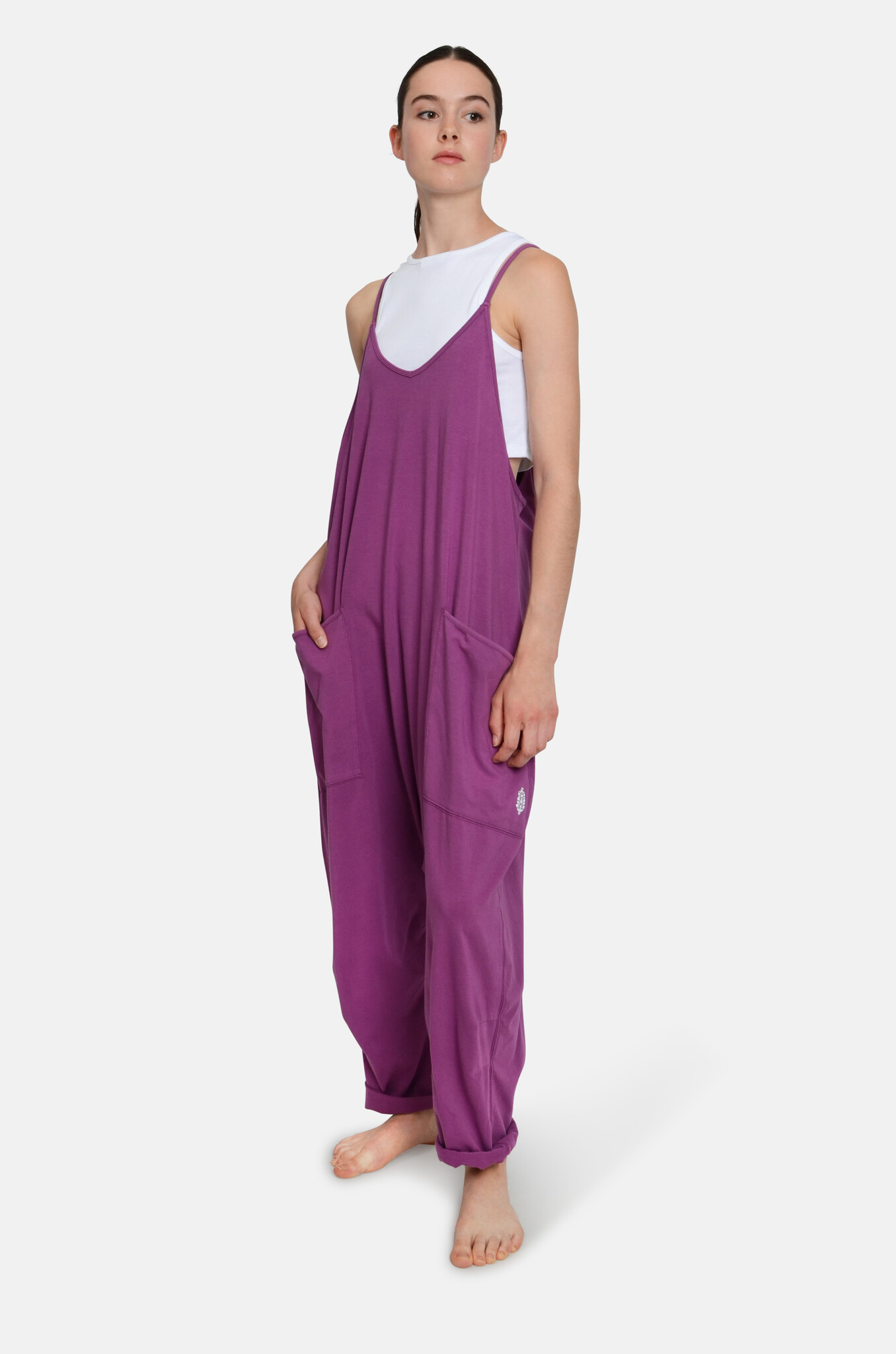 Hot Shot Onesie in Mulberry-2