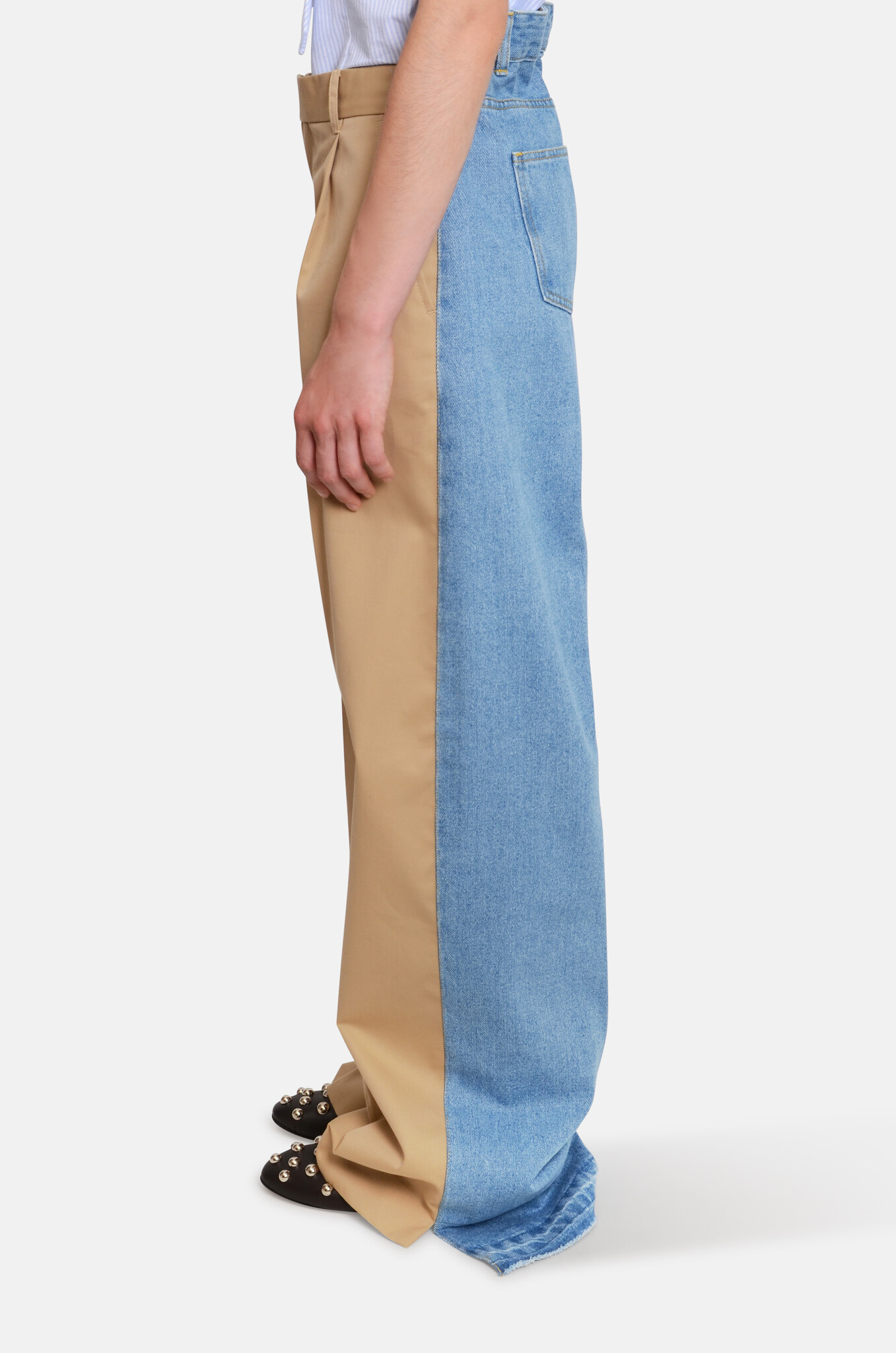 Deni Trousers in Camel Denim-3