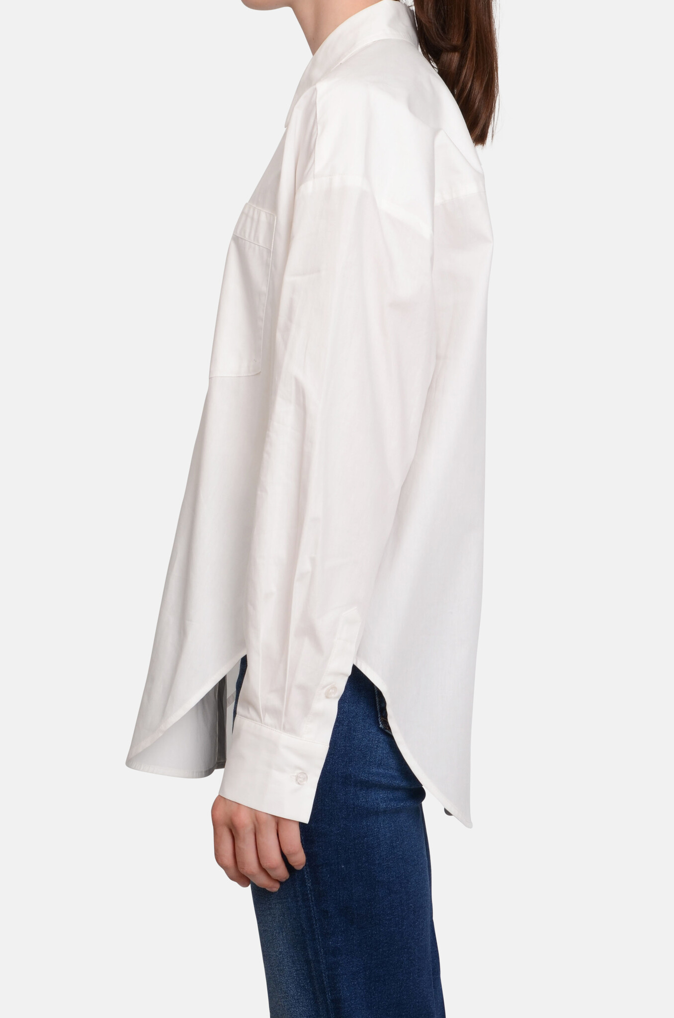 Claire Oversized Shirt in Cream-3