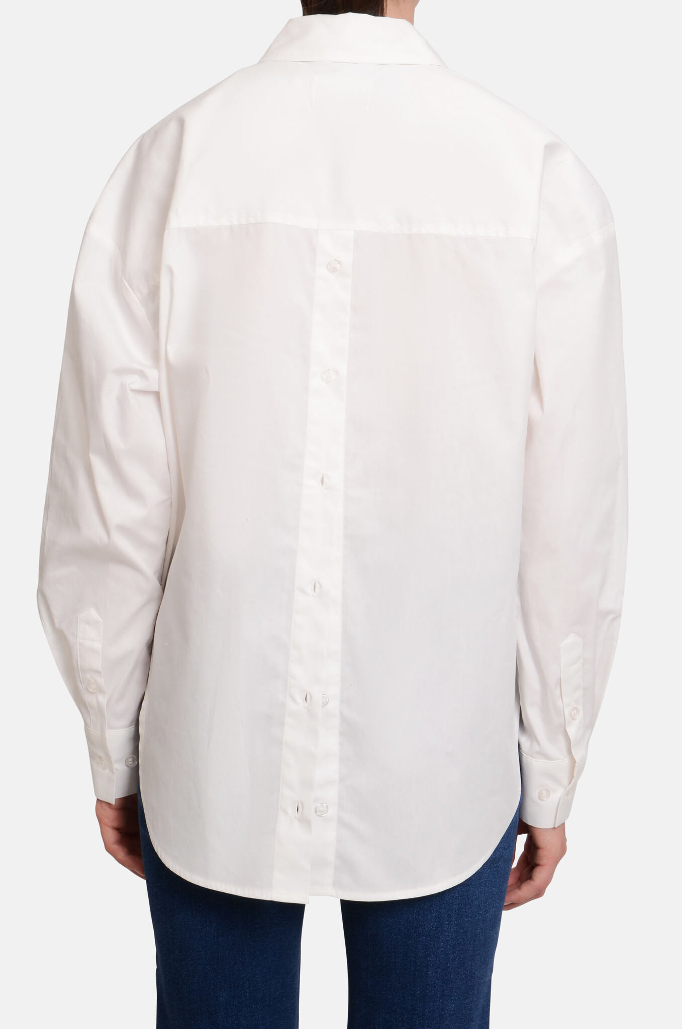 Claire Oversized Shirt in Cream-4