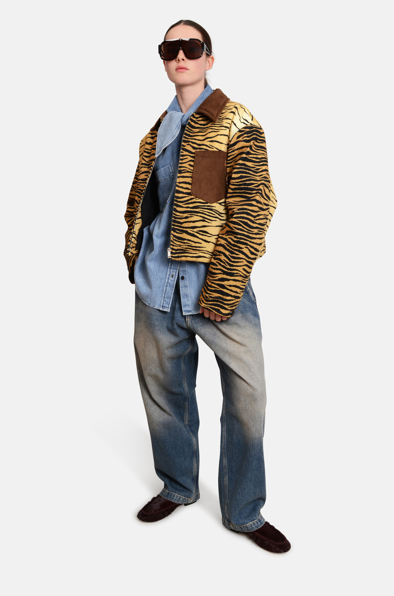 Baggy Drawstring Jeans-2