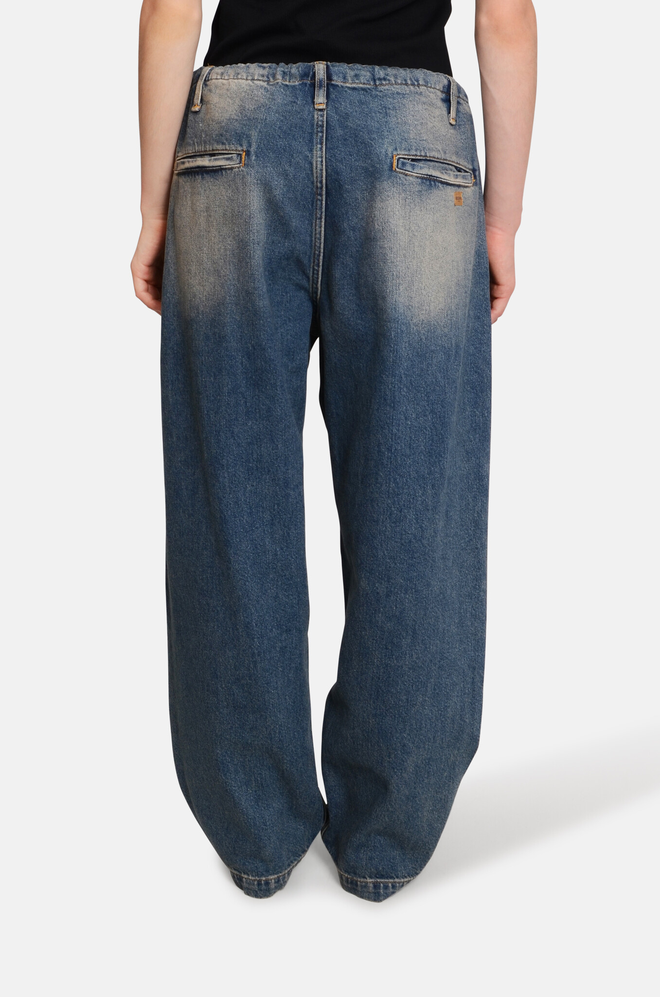 Baggy Drawstring Jeans-4