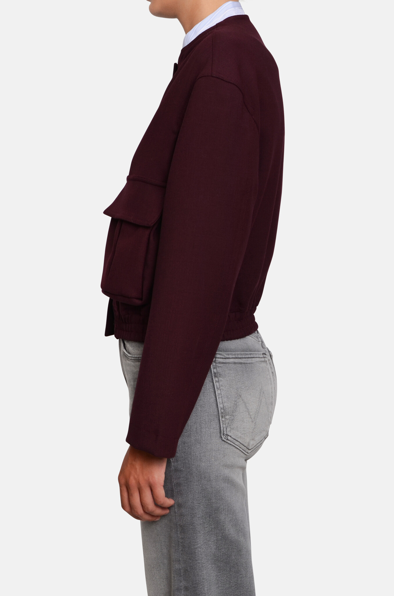 Teresa Bomber in Burgundy-3