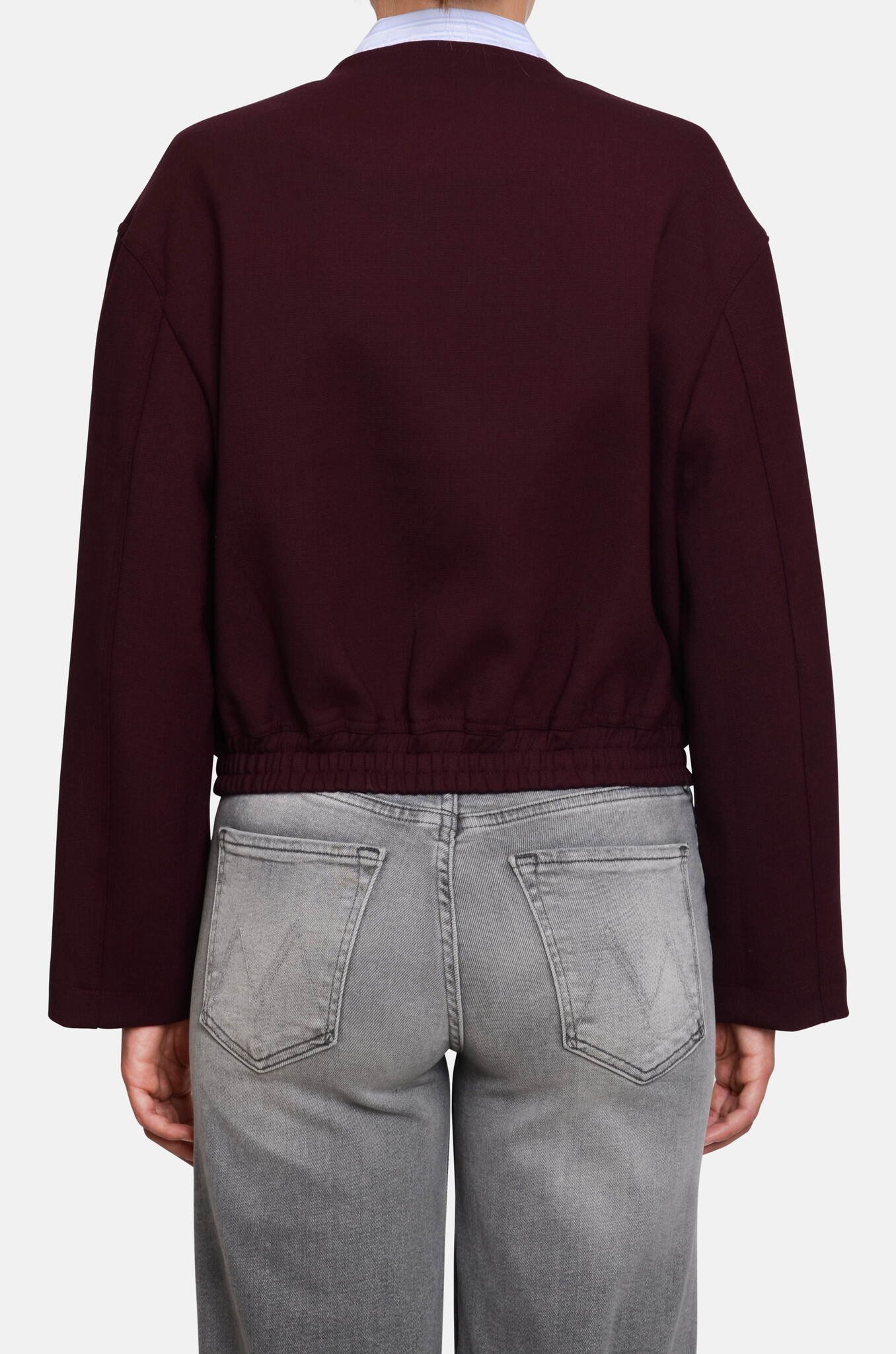 Teresa Bomber in Burgundy-4
