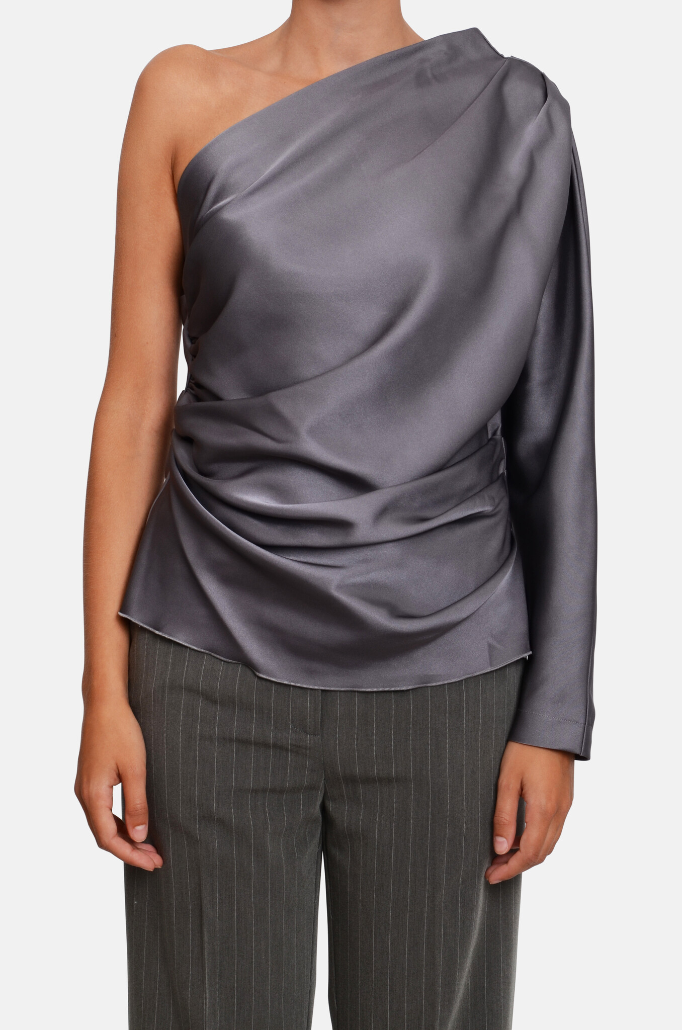 Cora Top in Silver-1