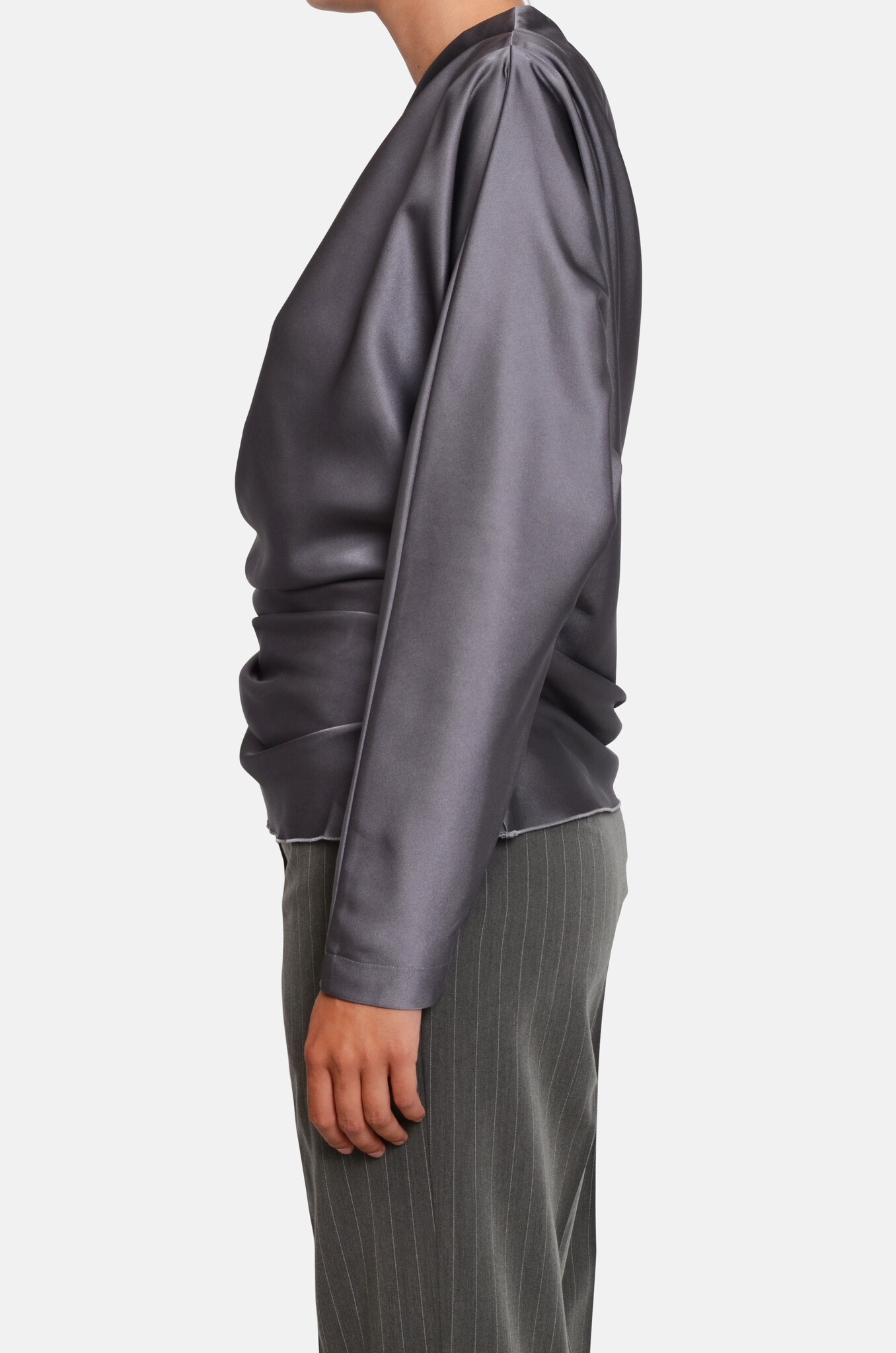 Cora Top in Silver-3