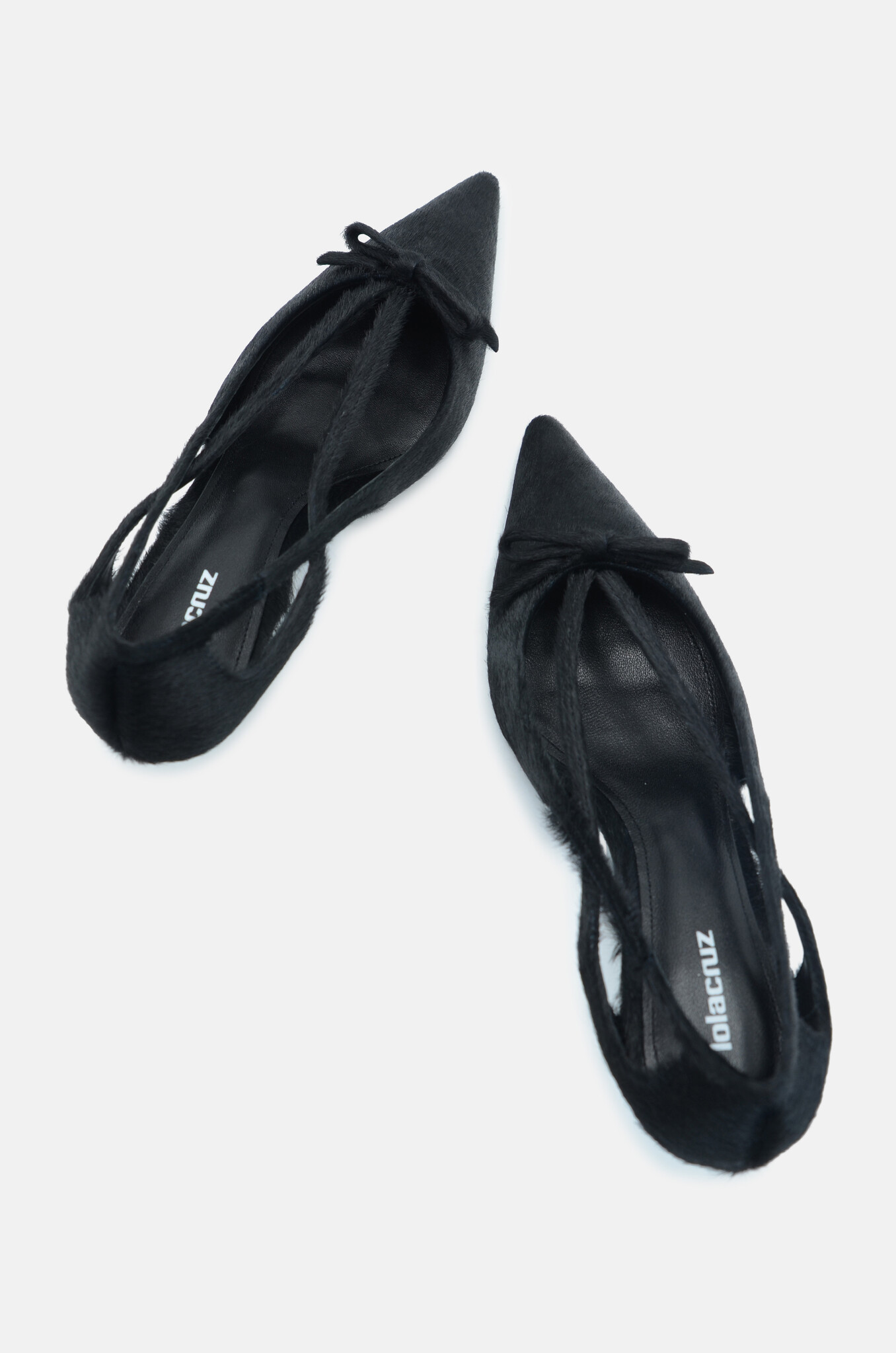 Black Cavallino Kitten Heel-2