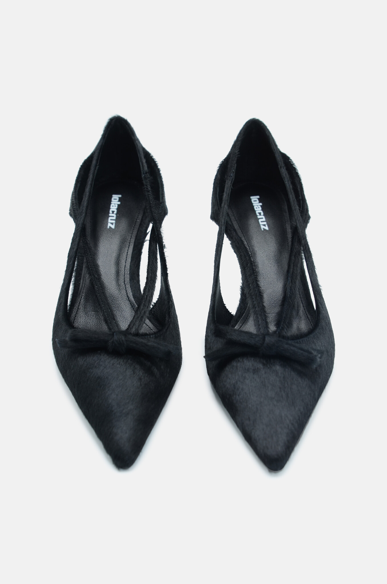 Black Cavallino Kitten Heel-3