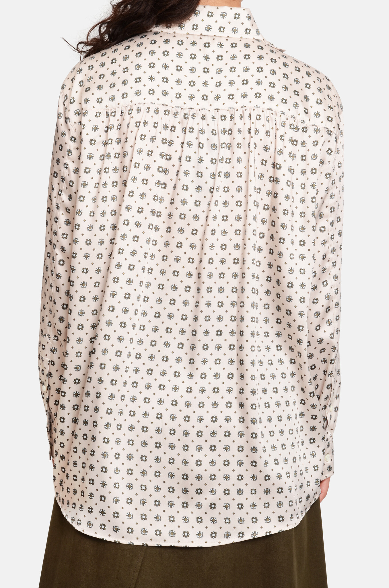 All-Over Patterned Fluid Blouse-4