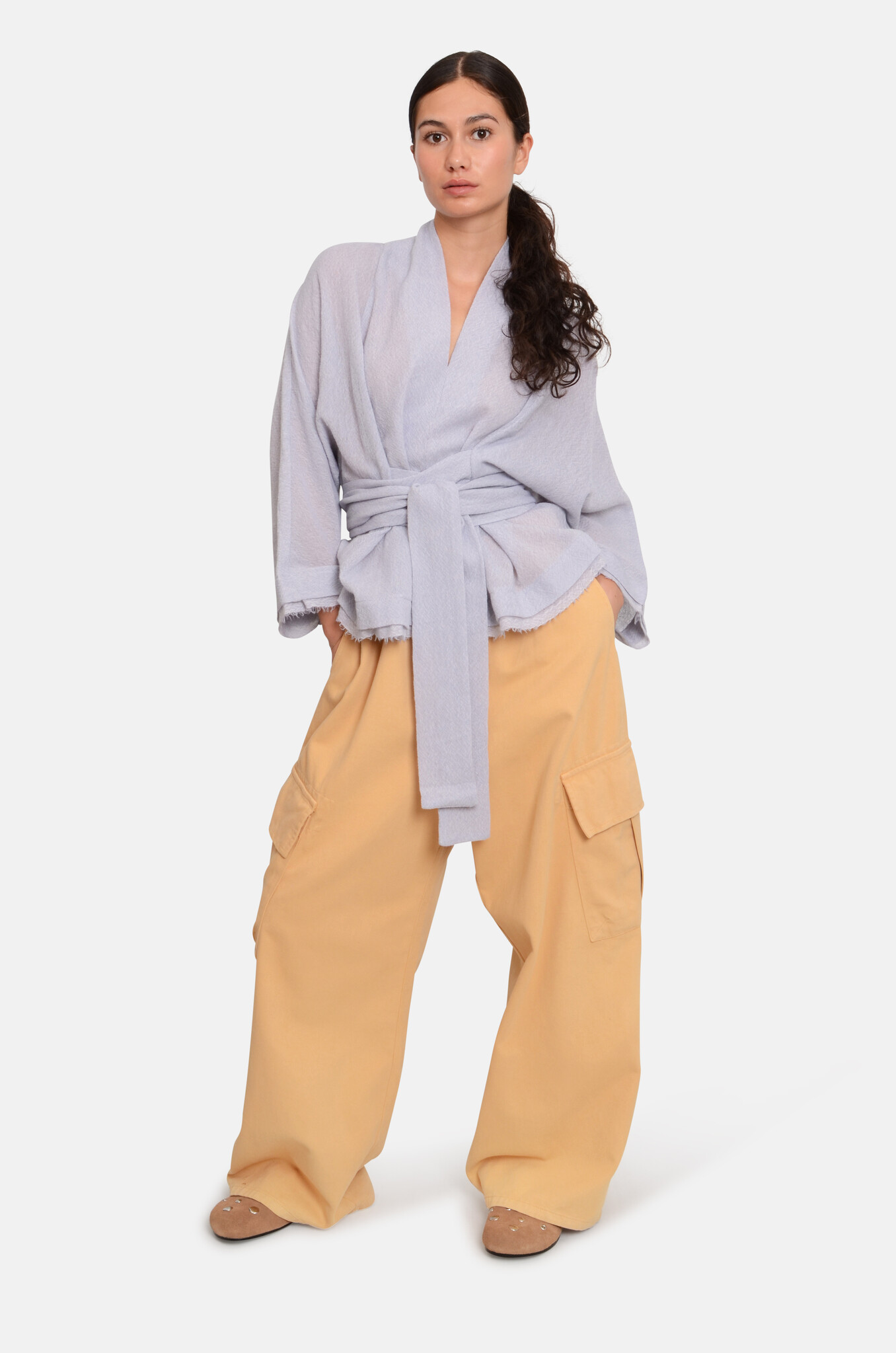 Romeo Baggy Pants Cotton Honey-2