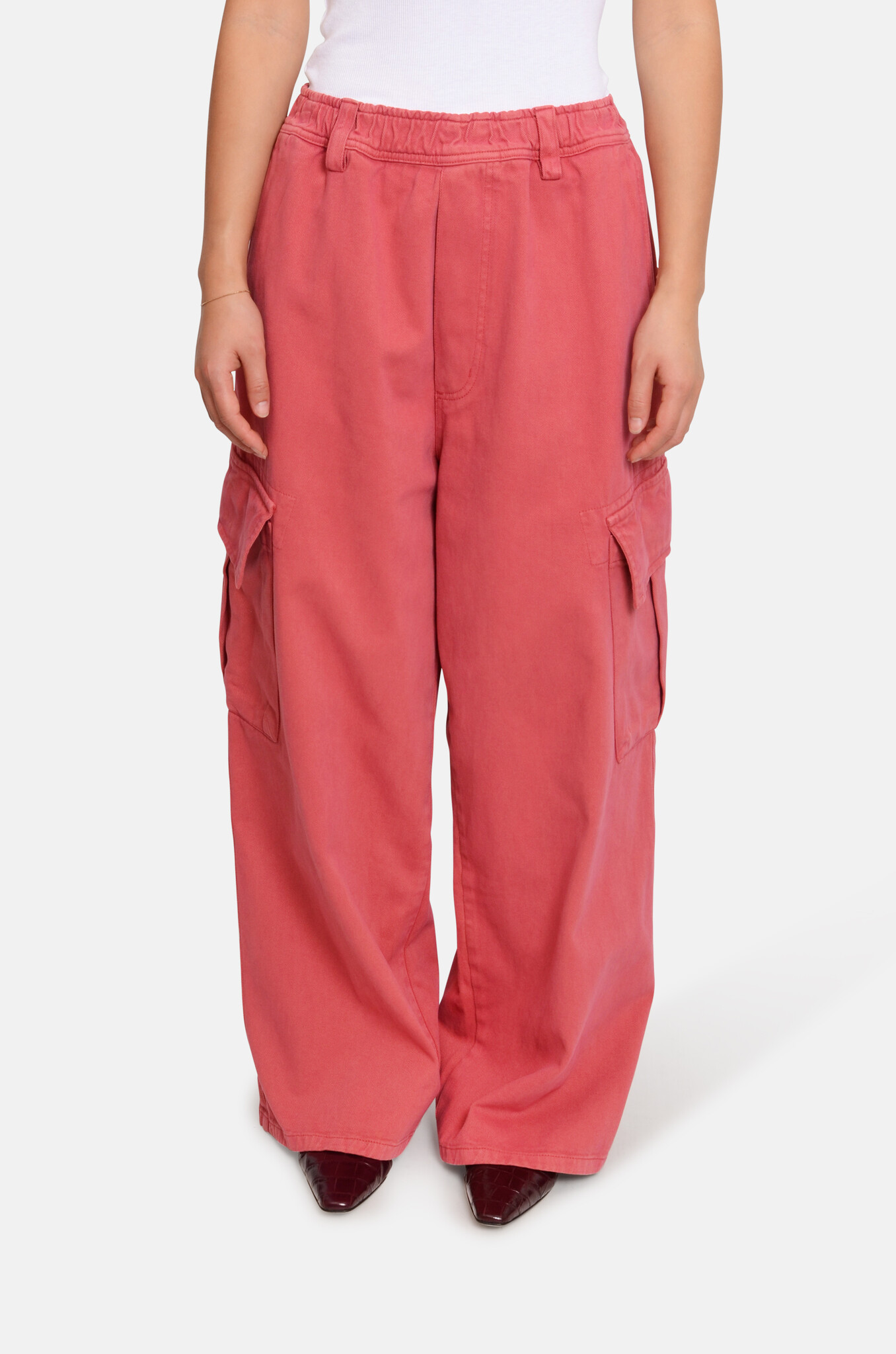 Romeo Baggy Pants Cotton Rhubarb-1