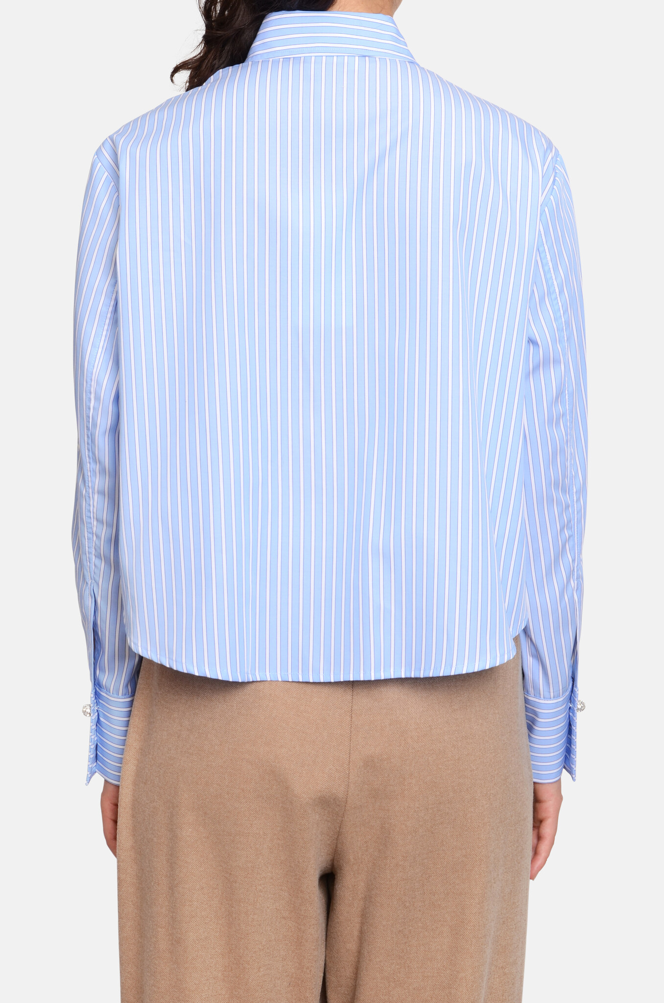 Cropped Striped Shirt-4