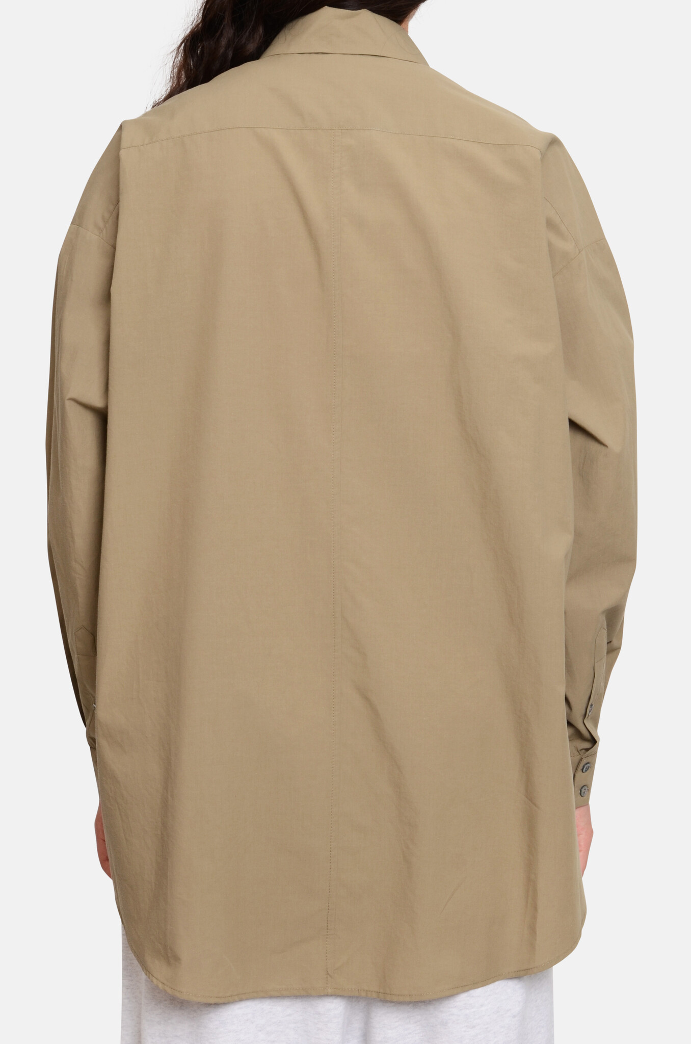 Cotton Poplin Shirt in Selva-4