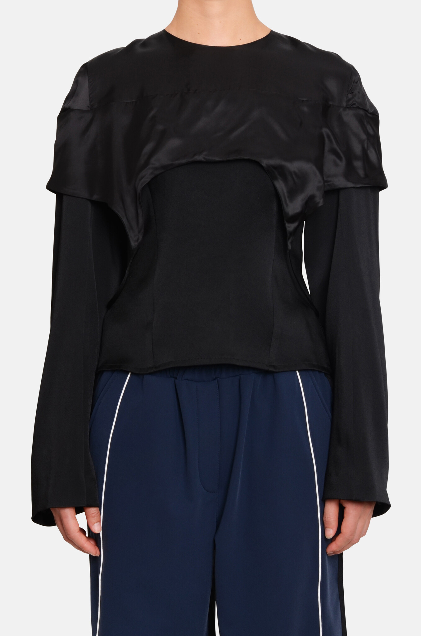 Terry Top in Black-1