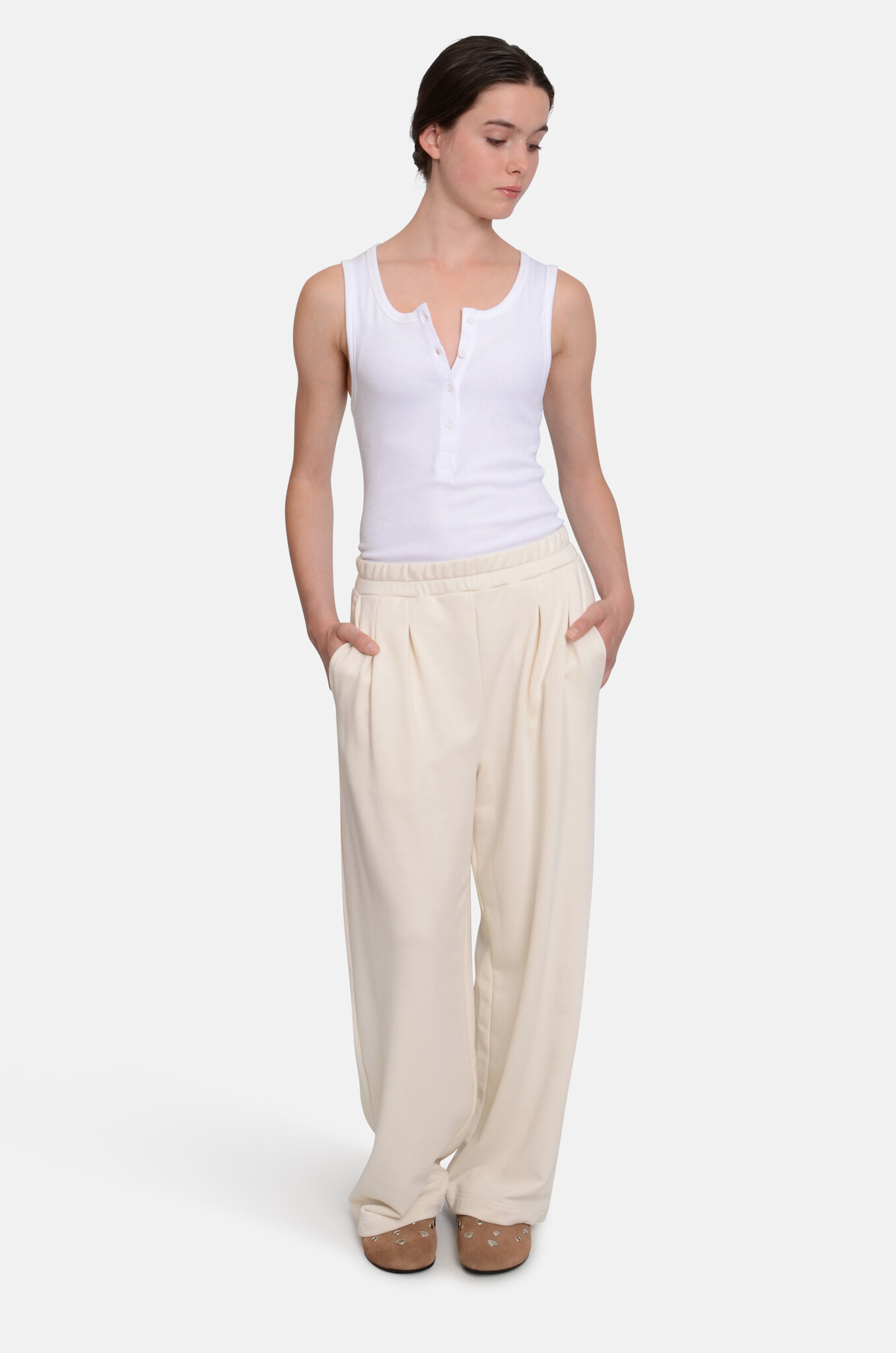 Vince Pants in Ecru-2