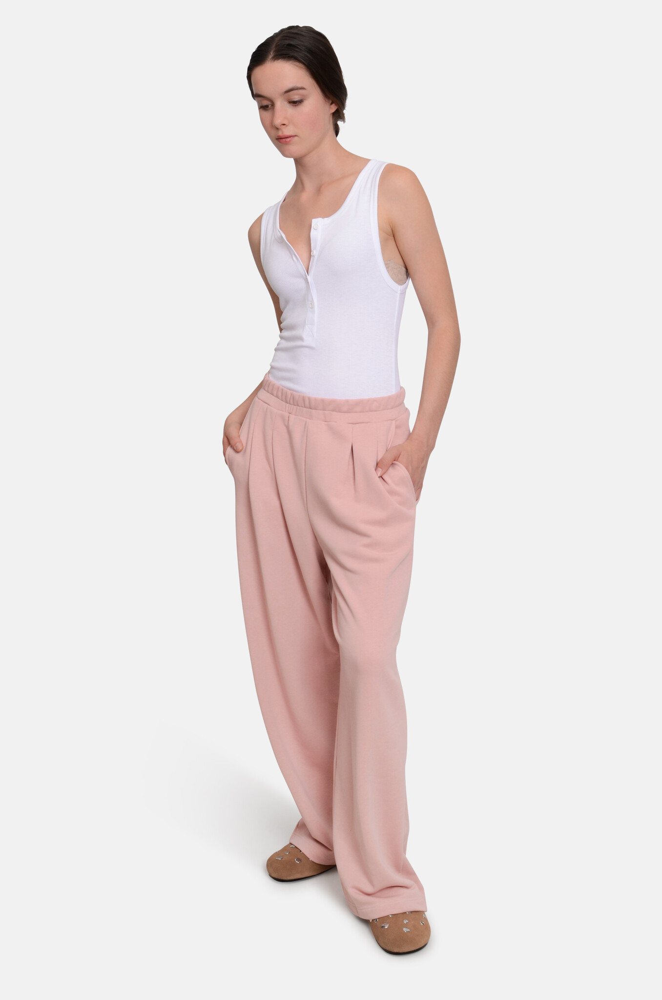 Vince Pants in Powder-2