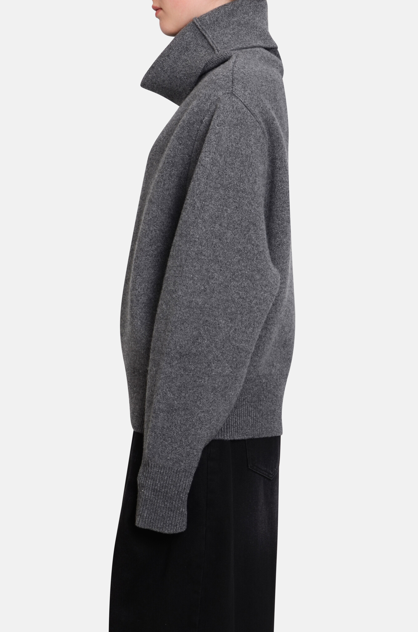 Boxy High Neck Knit-3