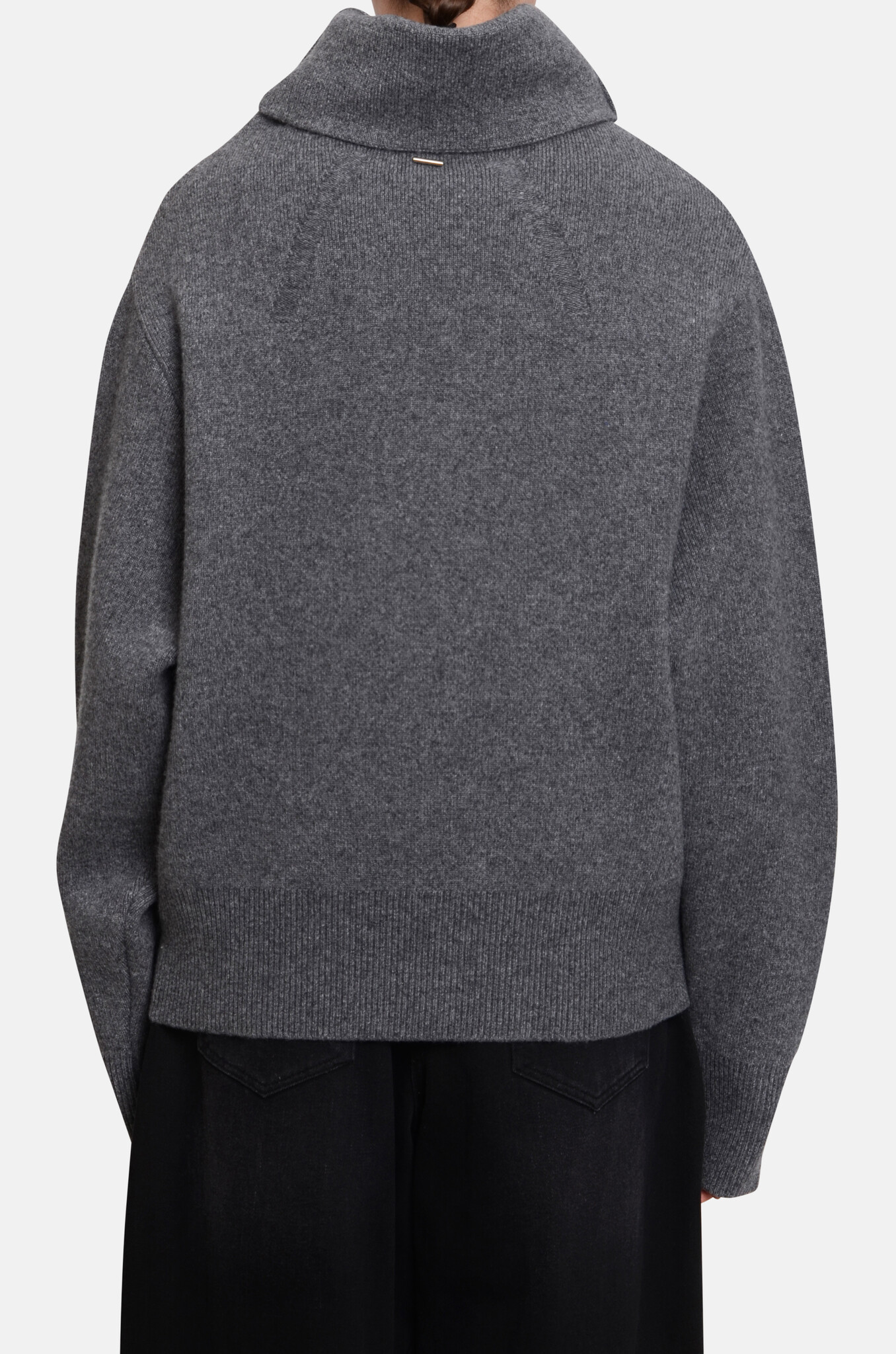 Boxy High Neck Knit-4