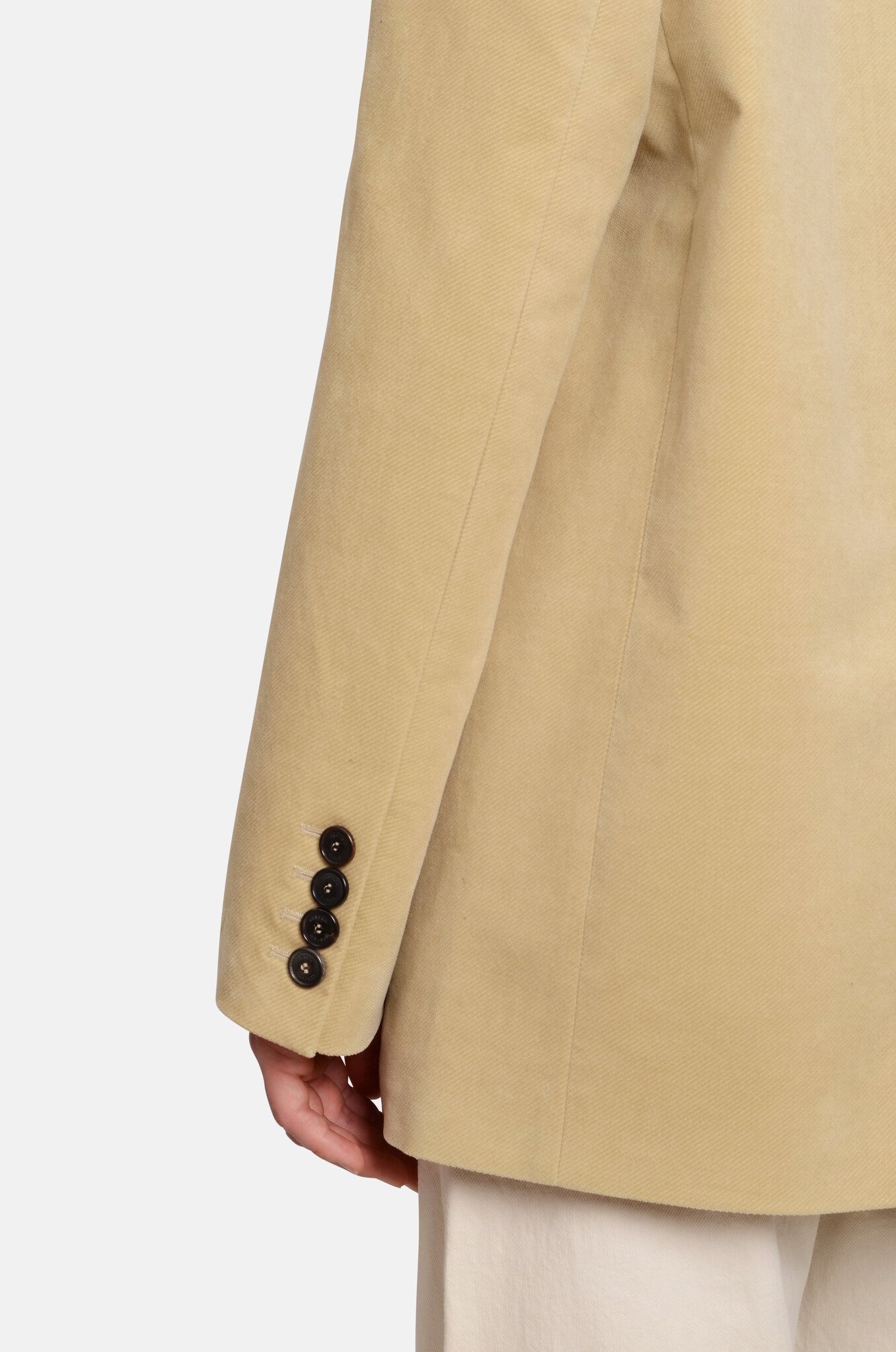 Classic Velvet Single Breasted Blazer-5