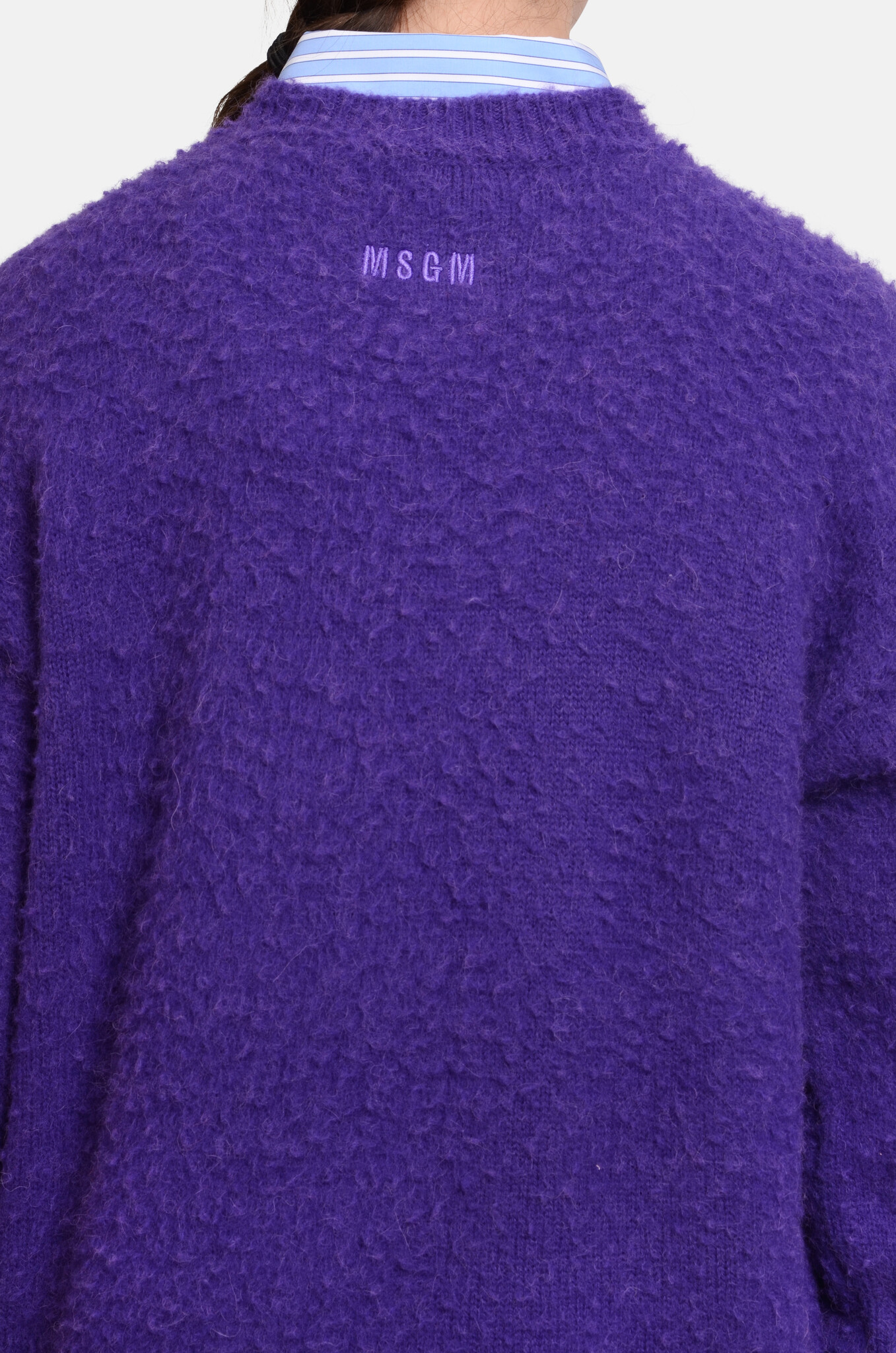 Violet Bouclé Knit-5