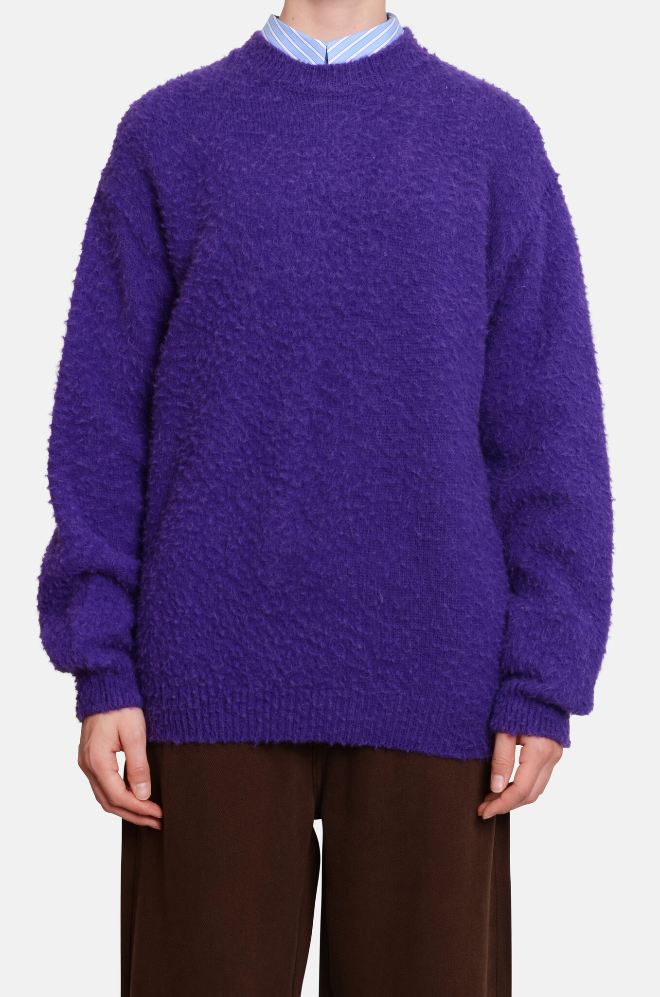 Violet Bouclé Knit-1