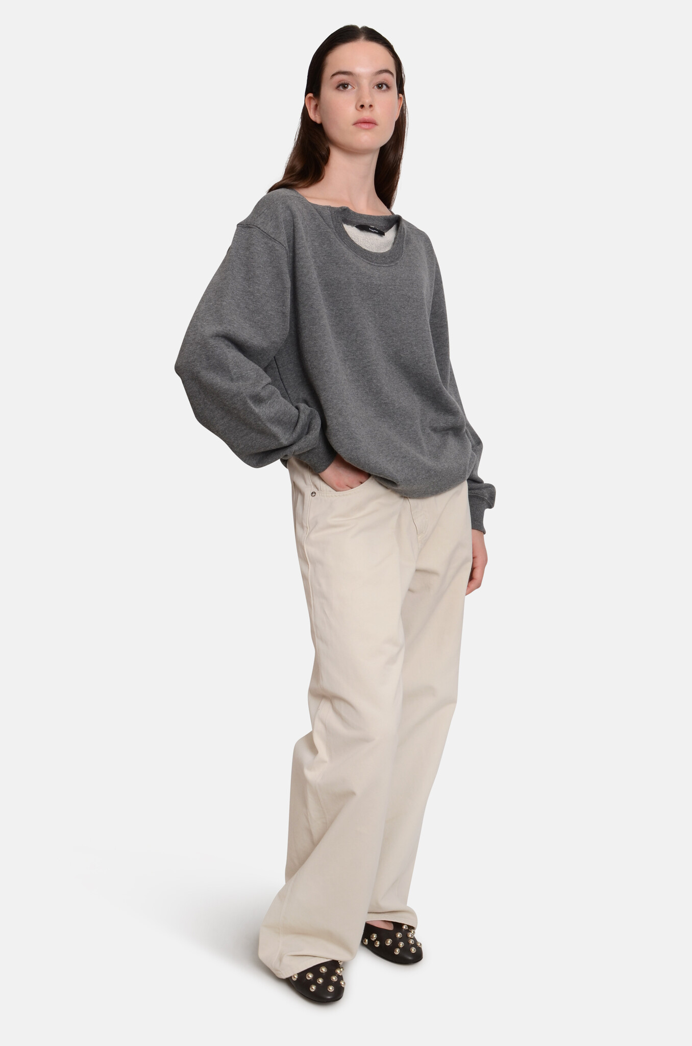 Vana Fold Jean in Twill Comb-2