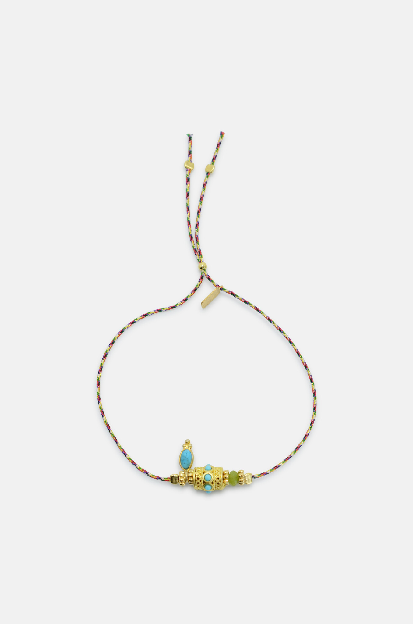 Byzantine Peridot and Turquoise Bracelet-1