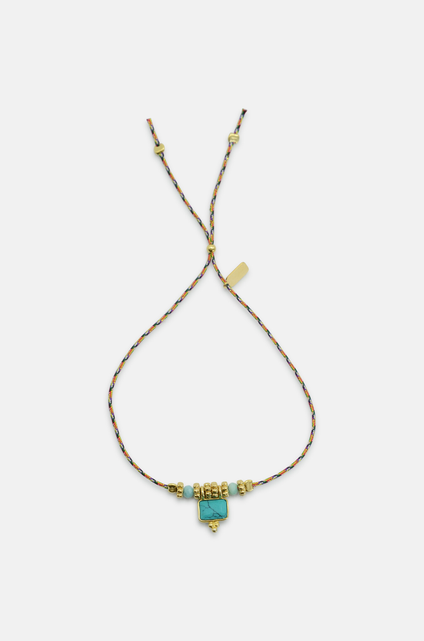 Faceted Turquoise Bracelet-1