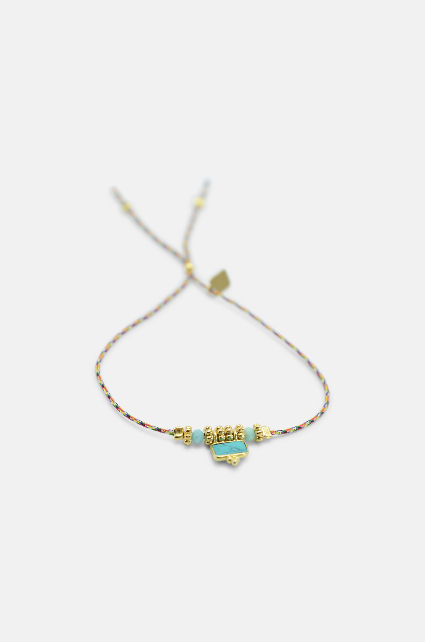 Faceted Turquoise Bracelet-2
