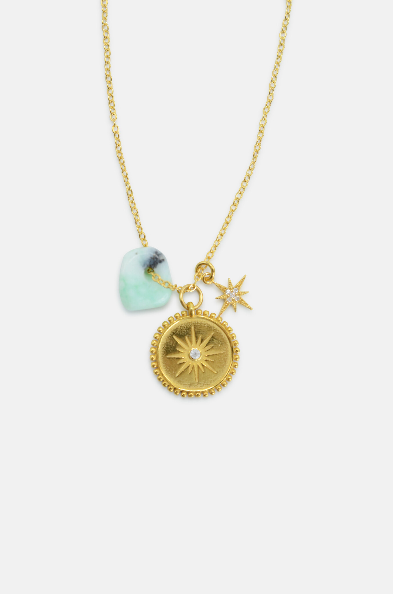 Multicharm Amazonite Necklace-2