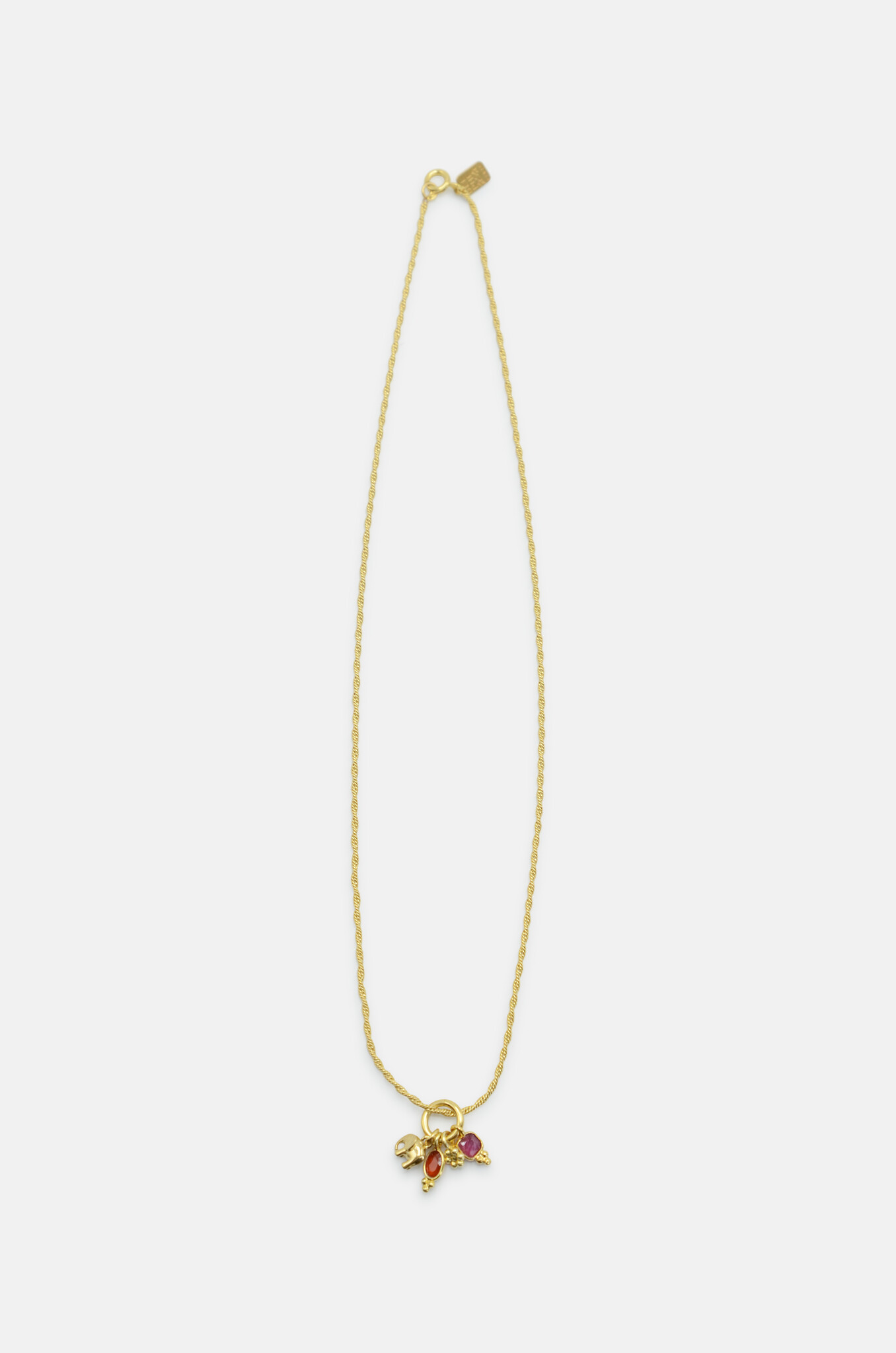 Multicharm Elephant Necklace-1