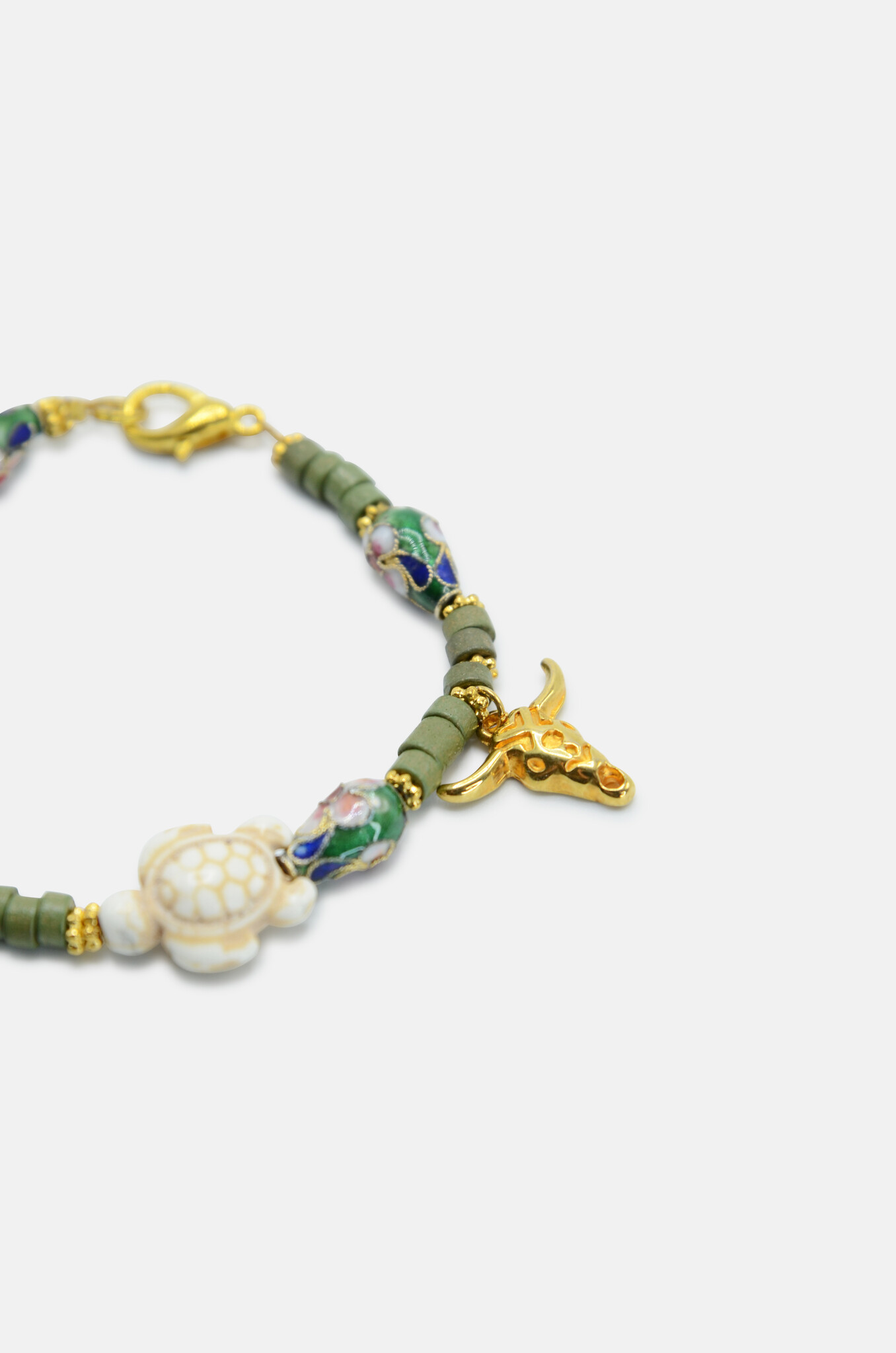 One-of-a-kind Trinket Bracelet Green-4