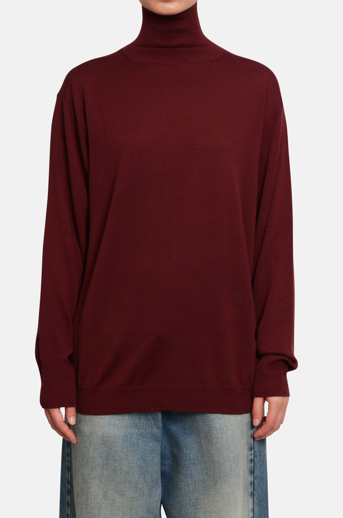 Fenice Sweater in Aubergine-1