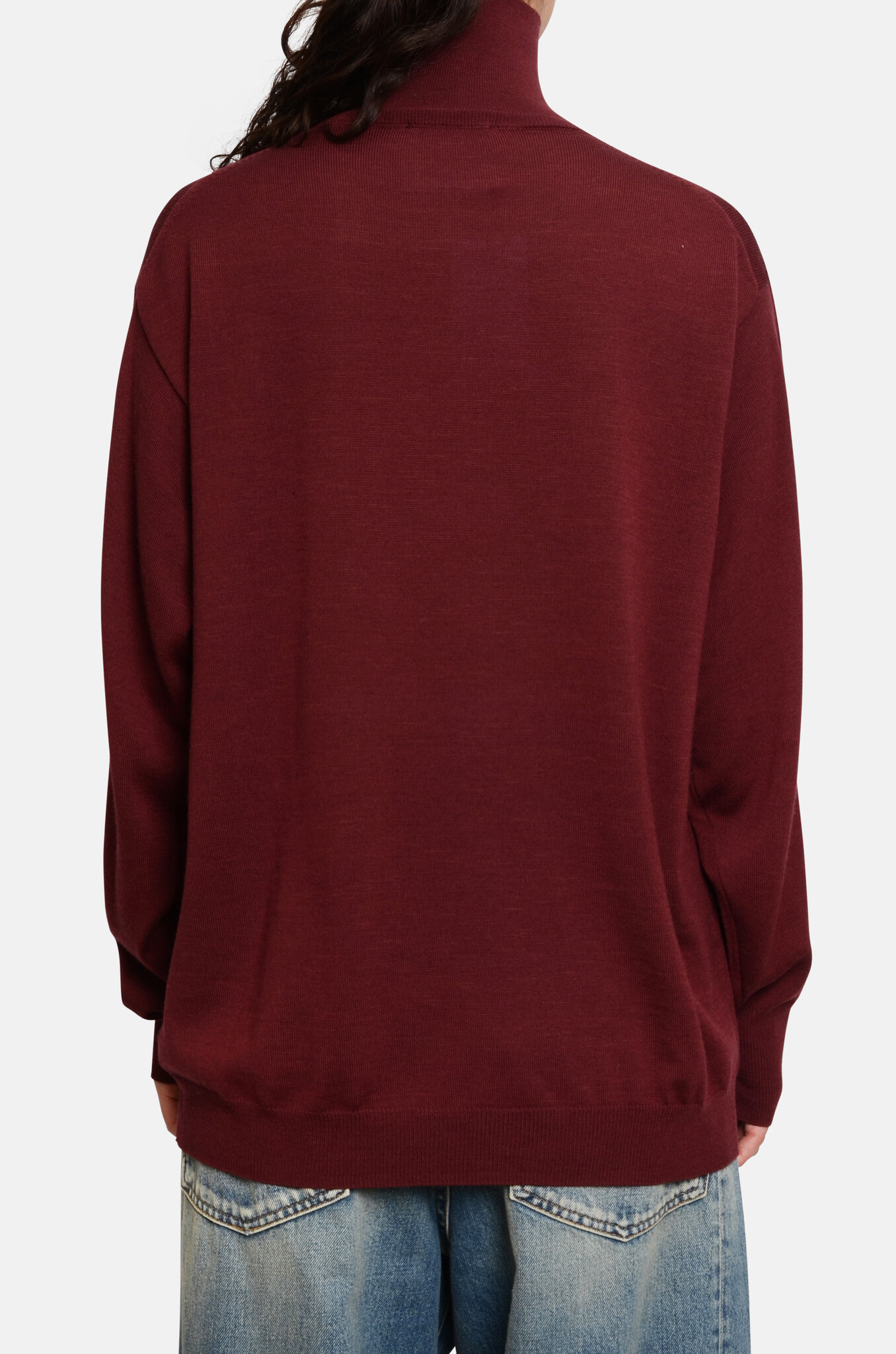 Fenice Sweater in Aubergine-4