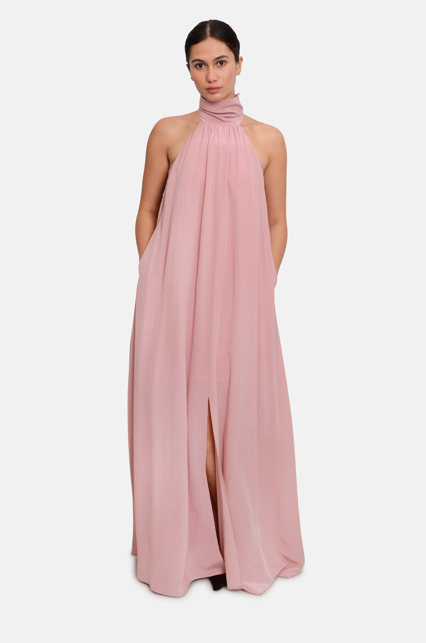 Alda Dress in Quarzo Rosa-2
