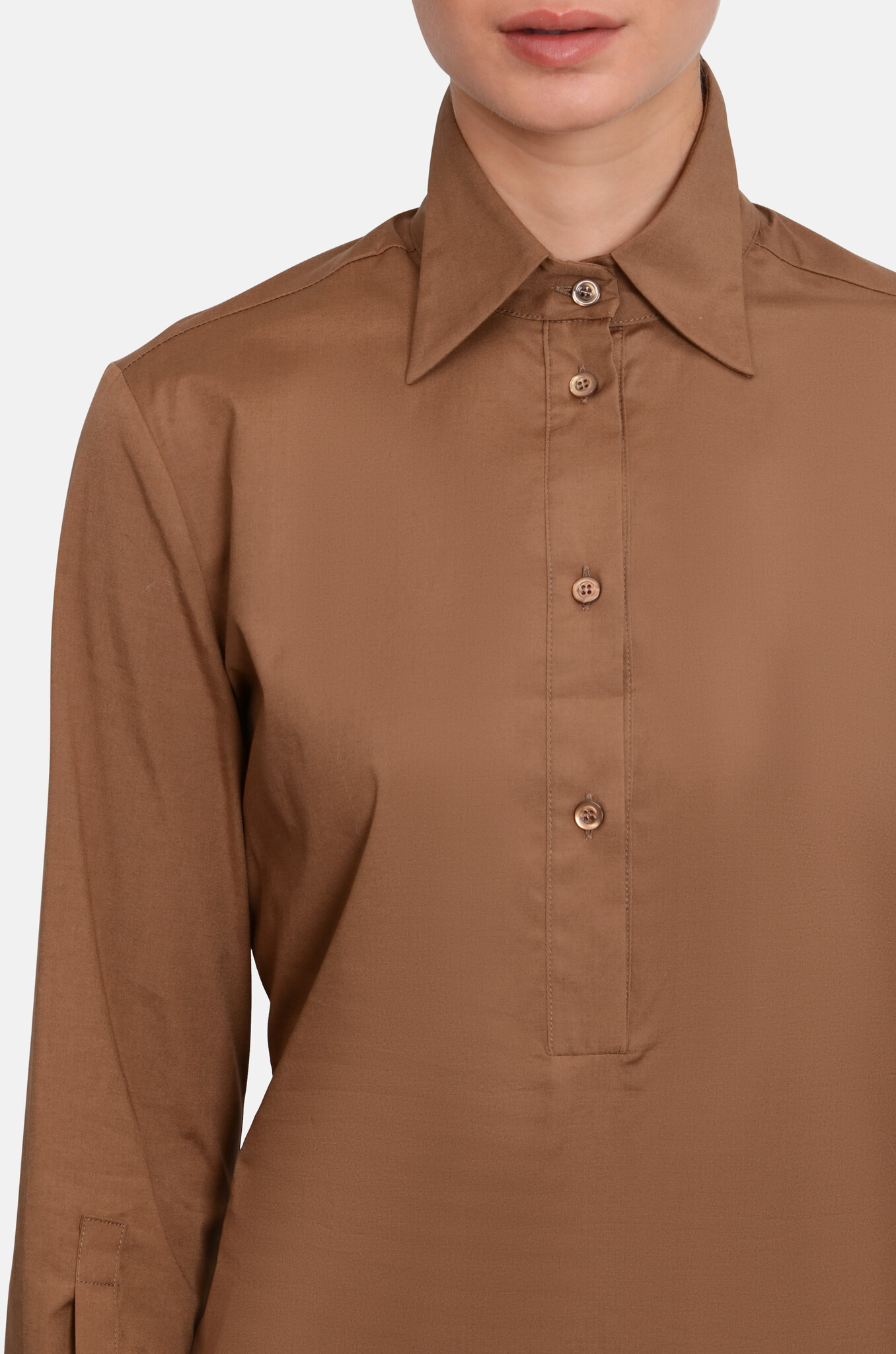 Fitted Shirt in Sand Storm-5