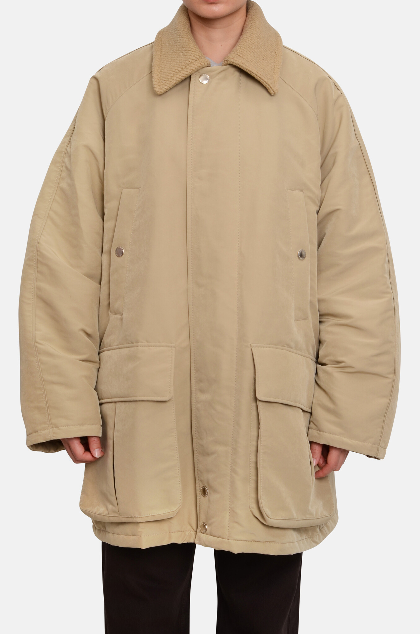 Oversized Waxed Jacket-1