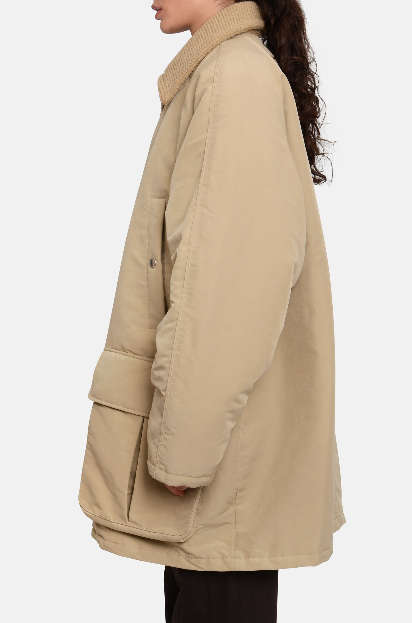 Oversized Waxed Jacket-3