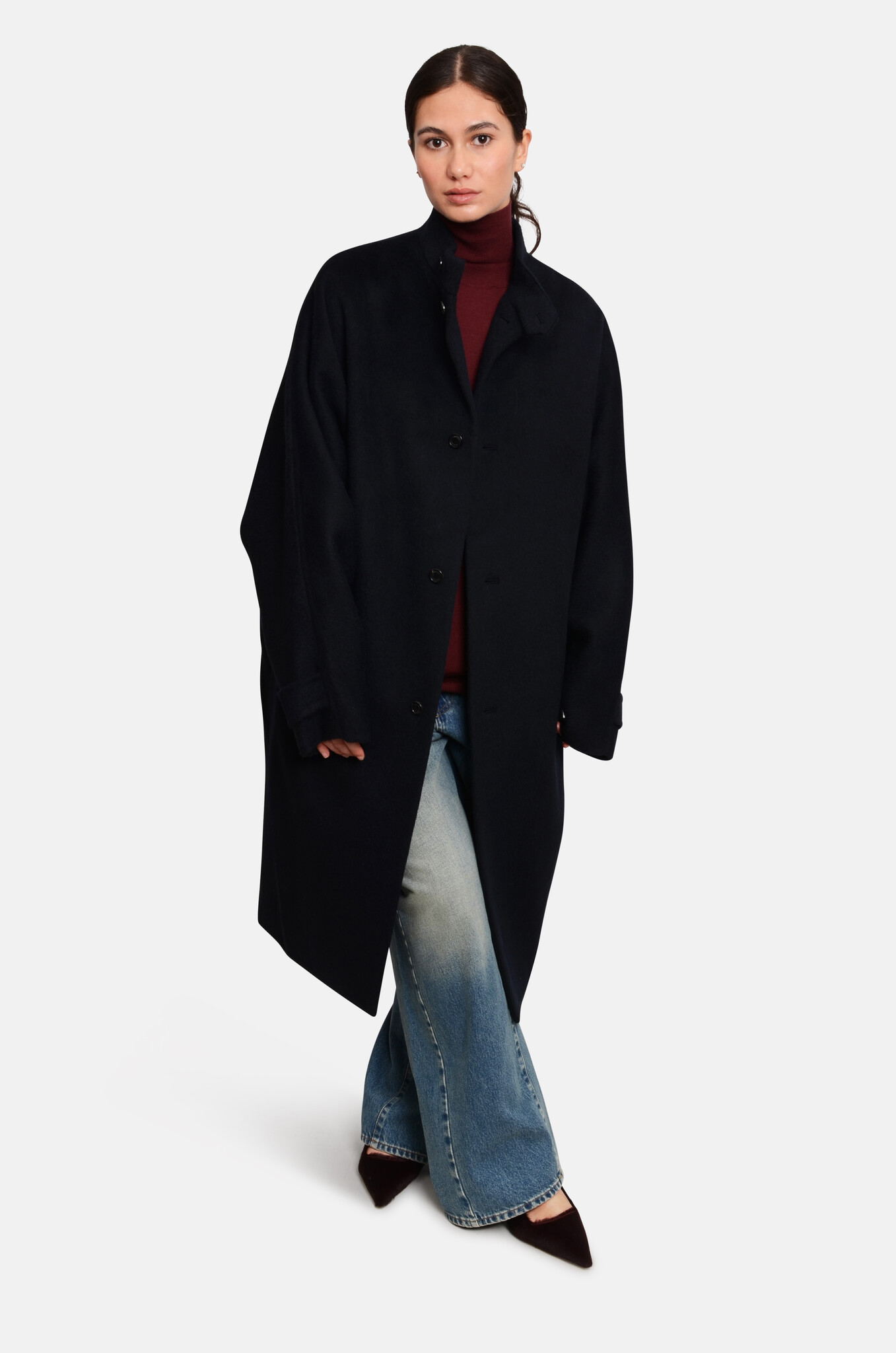 Alpaca Single Handmade Coat-2