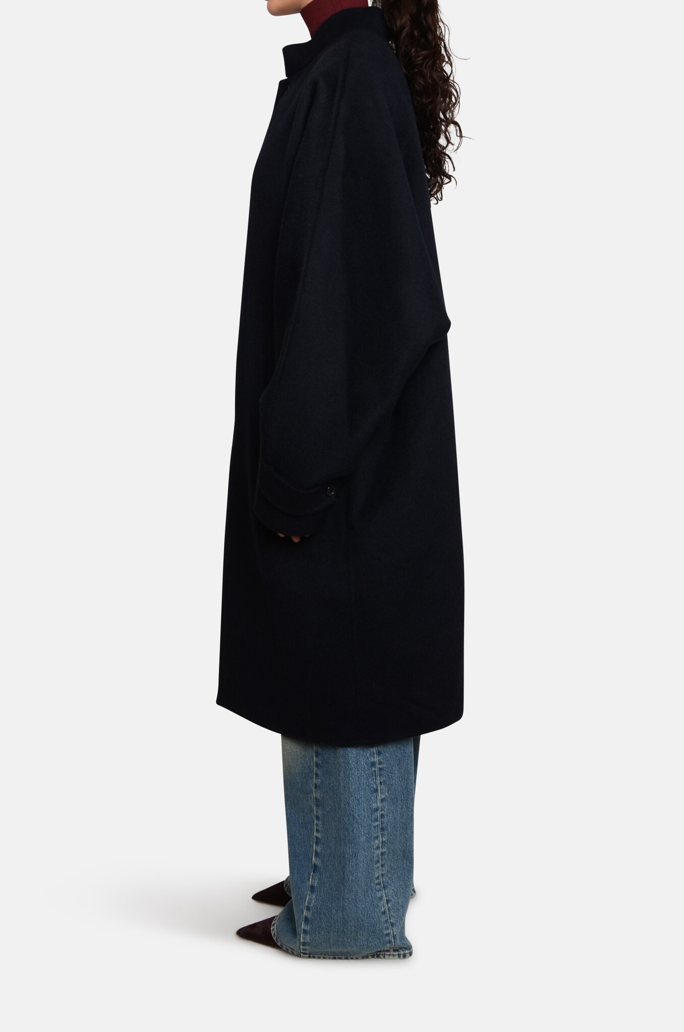 Alpaca Single Handmade Coat-4