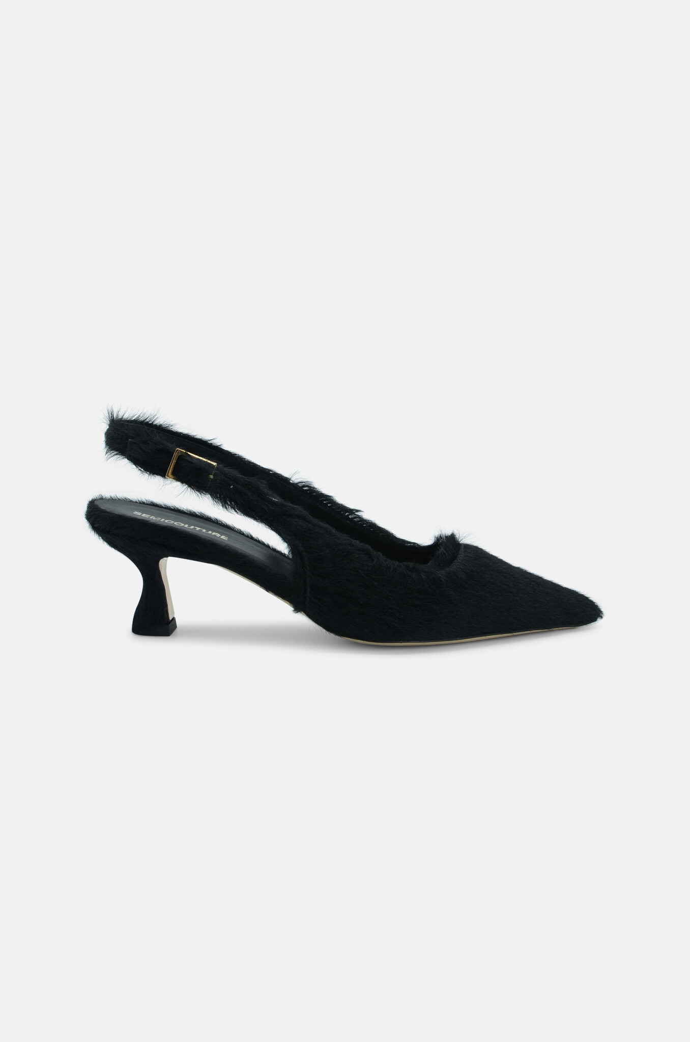 Pony Slingbacks in Black-1