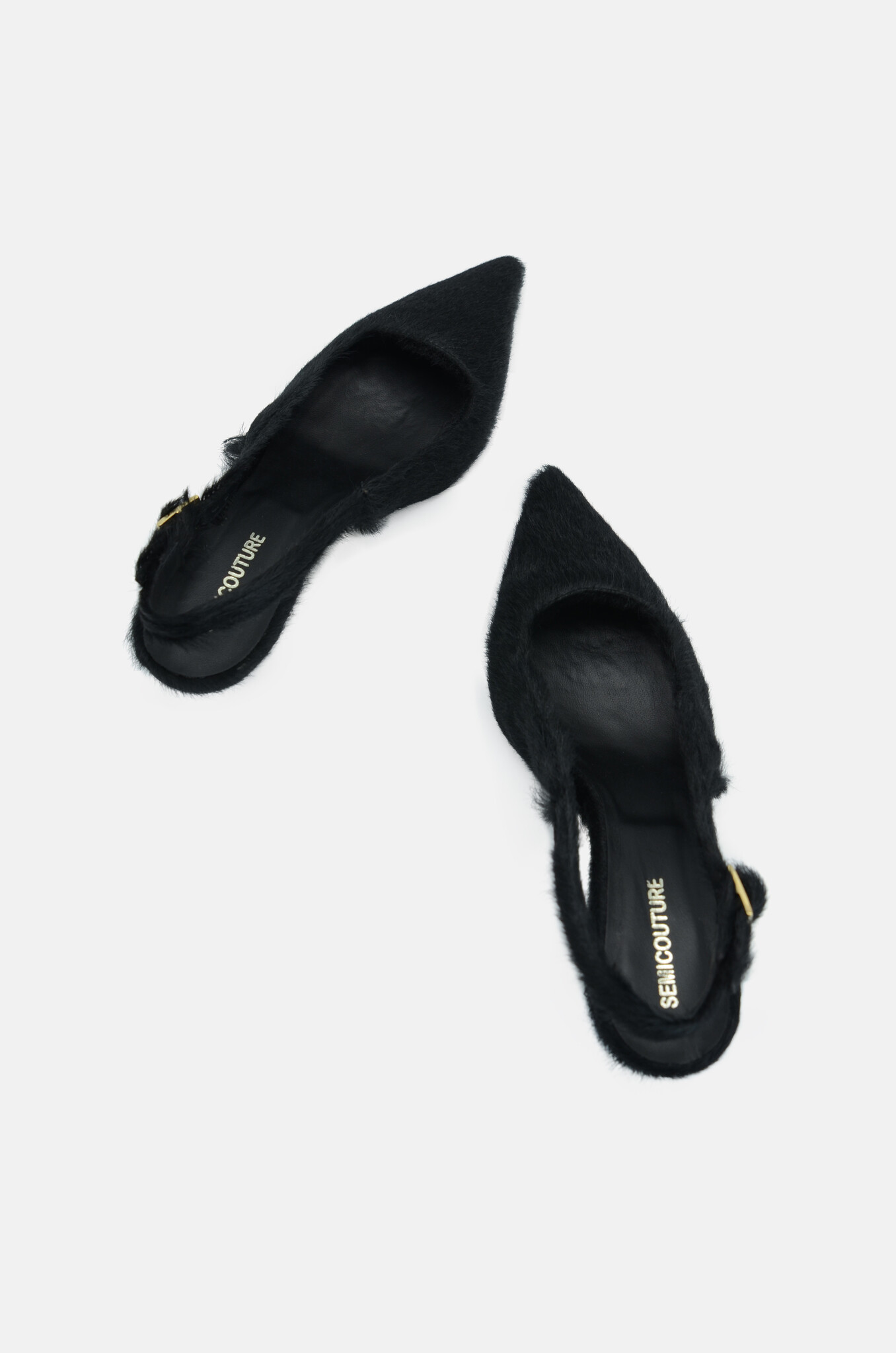 Pony Slingbacks in Black-2