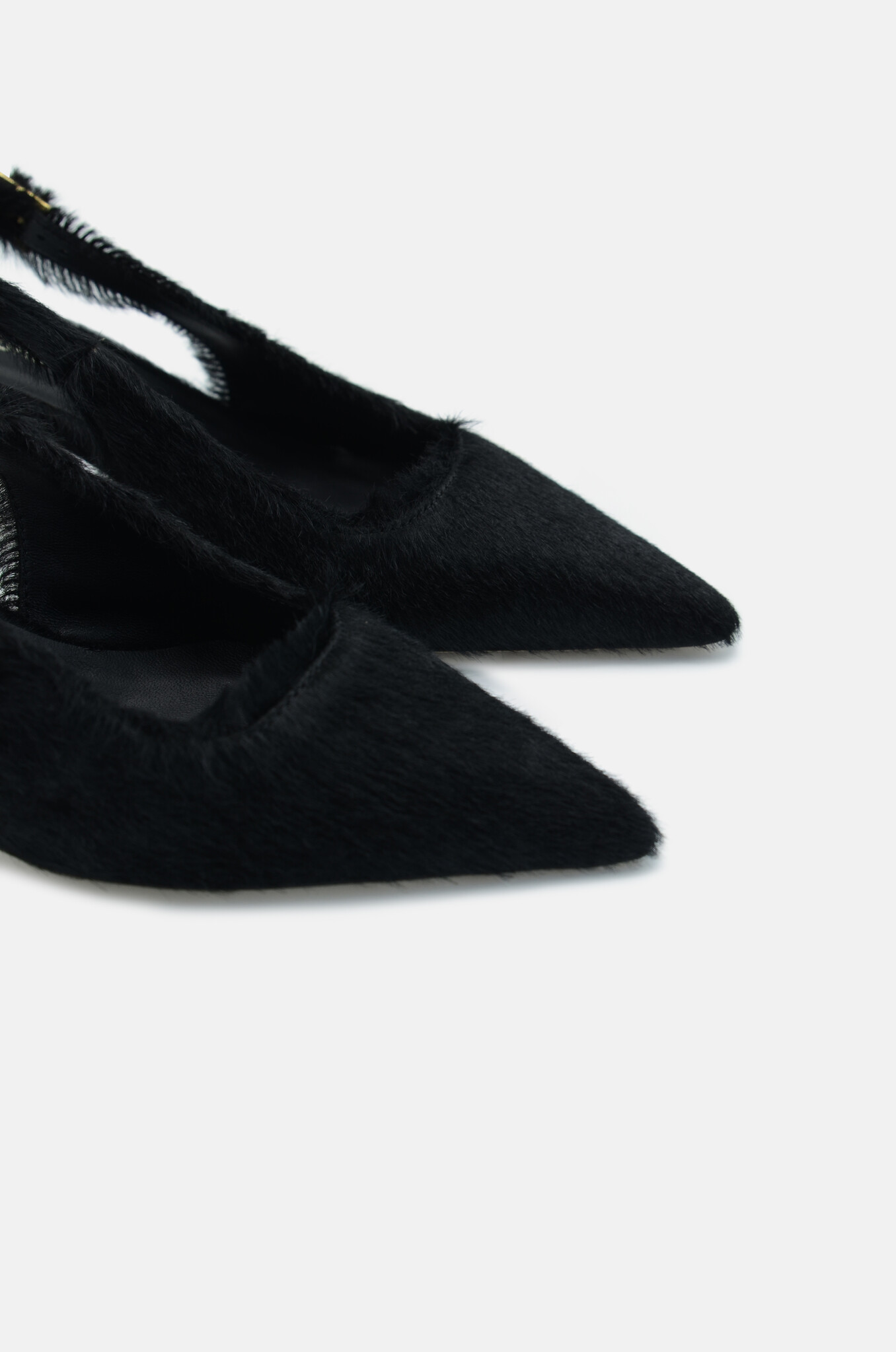 Pony Slingbacks in Black-5
