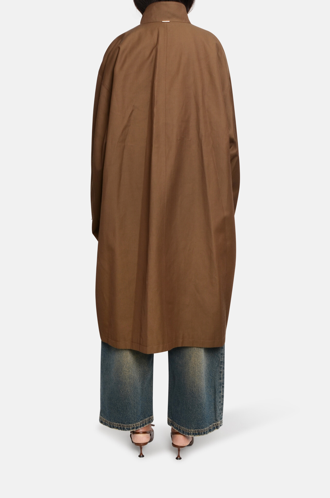 Raglan High Neck Coat-4