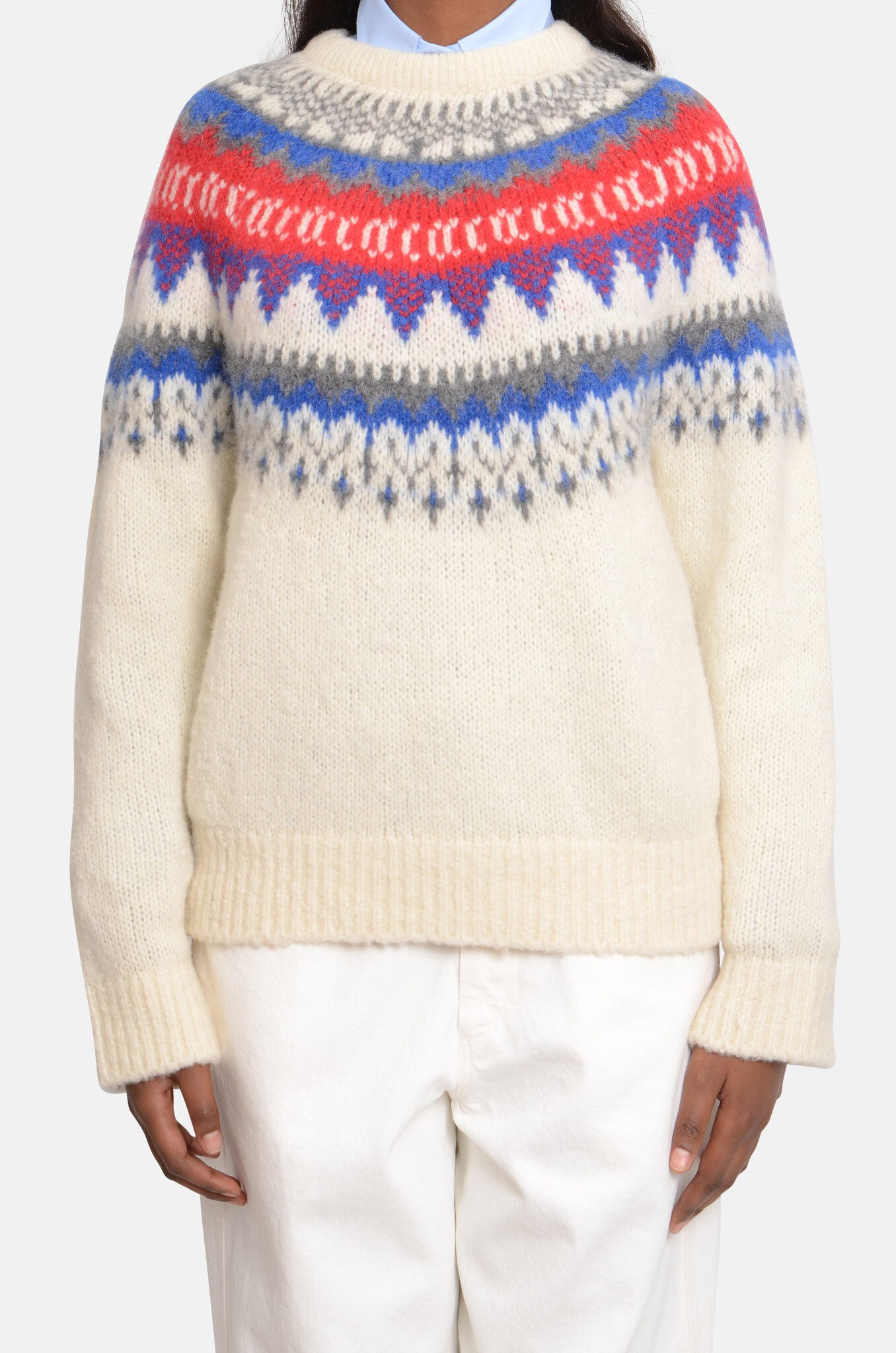 Crew Neck Long Sleeve Knit-1