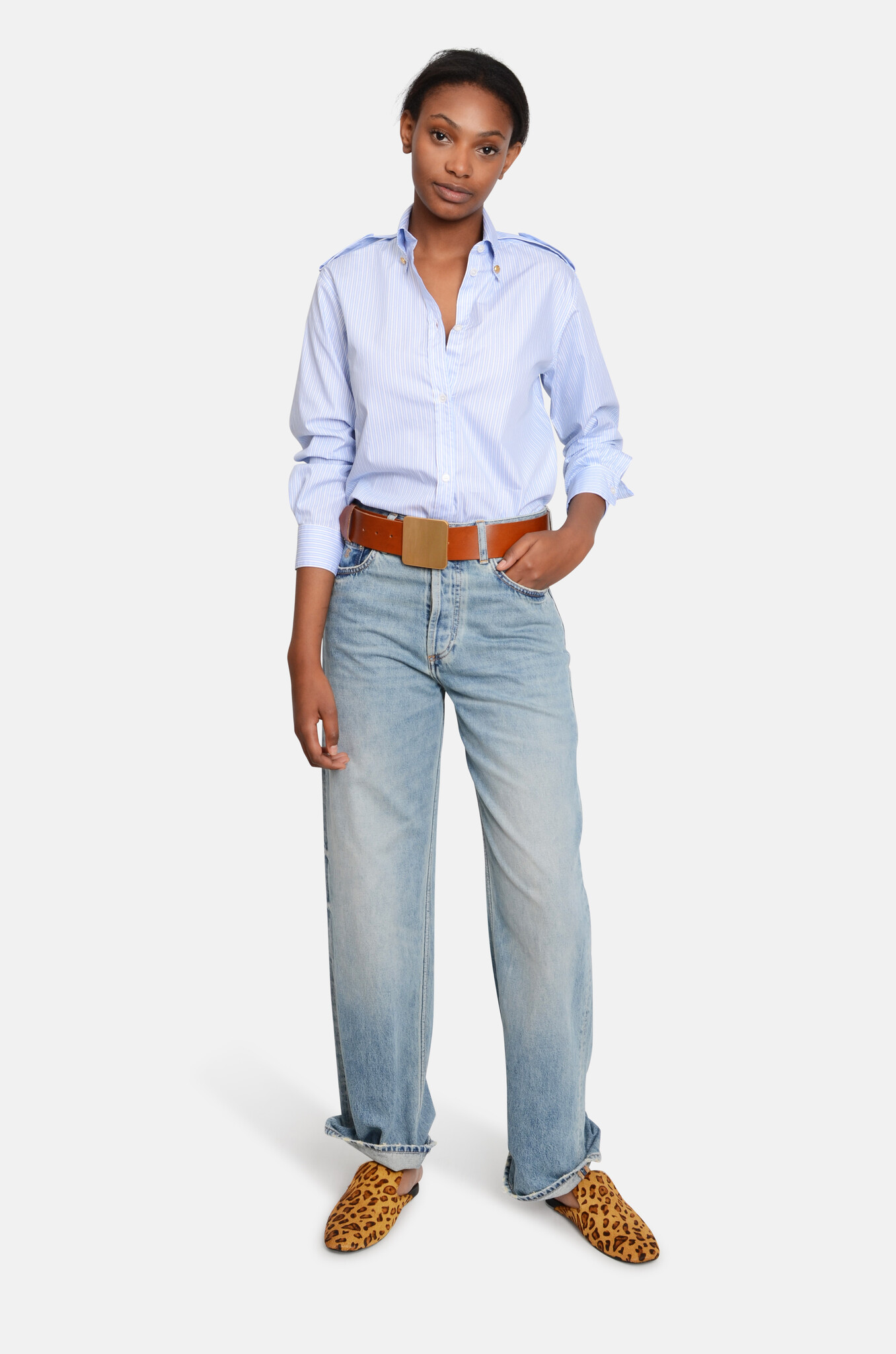 Antibe Shirt Blue Stripes-2