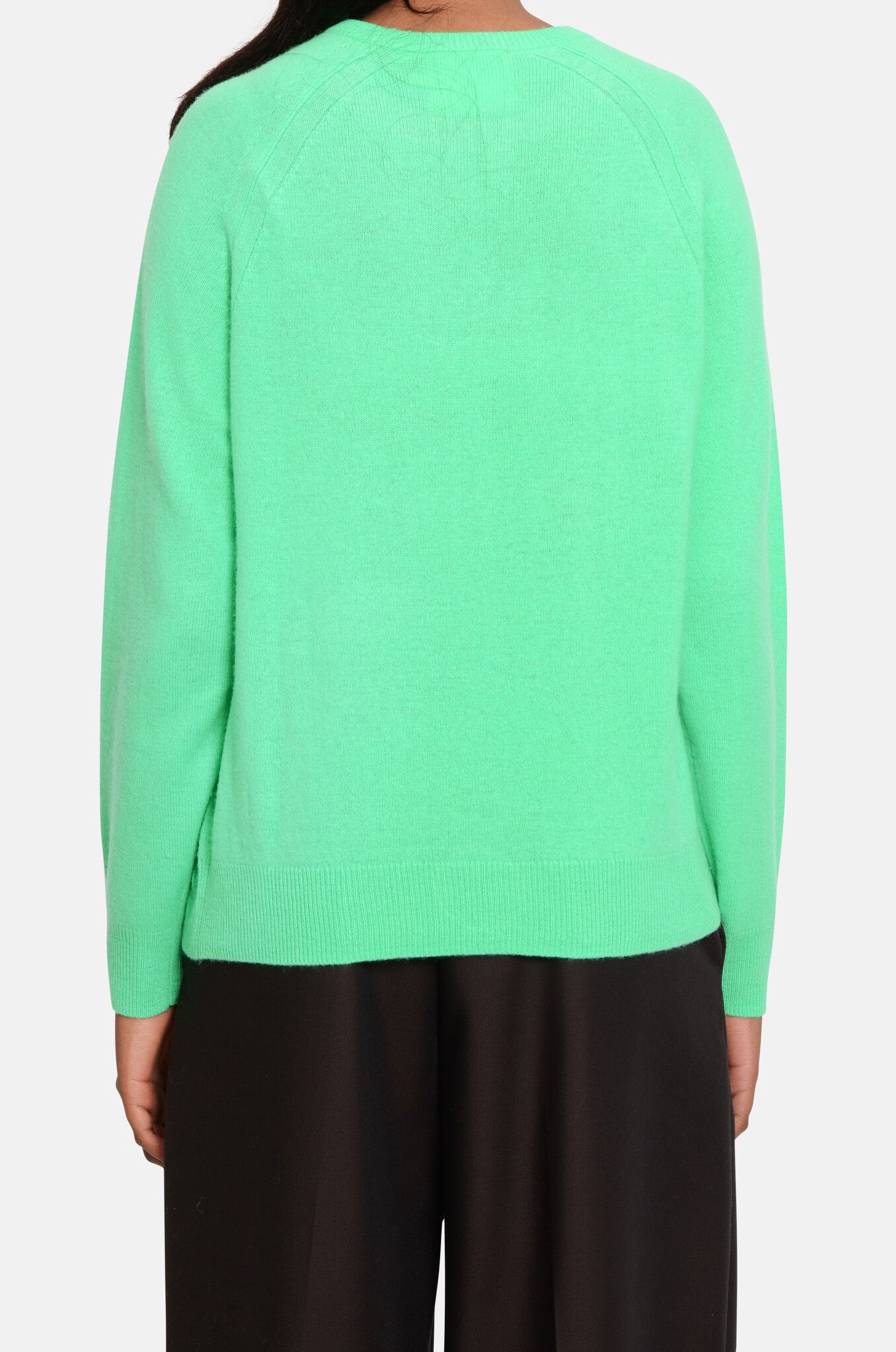 Martika Cashmere Sweater in Bright Green-4