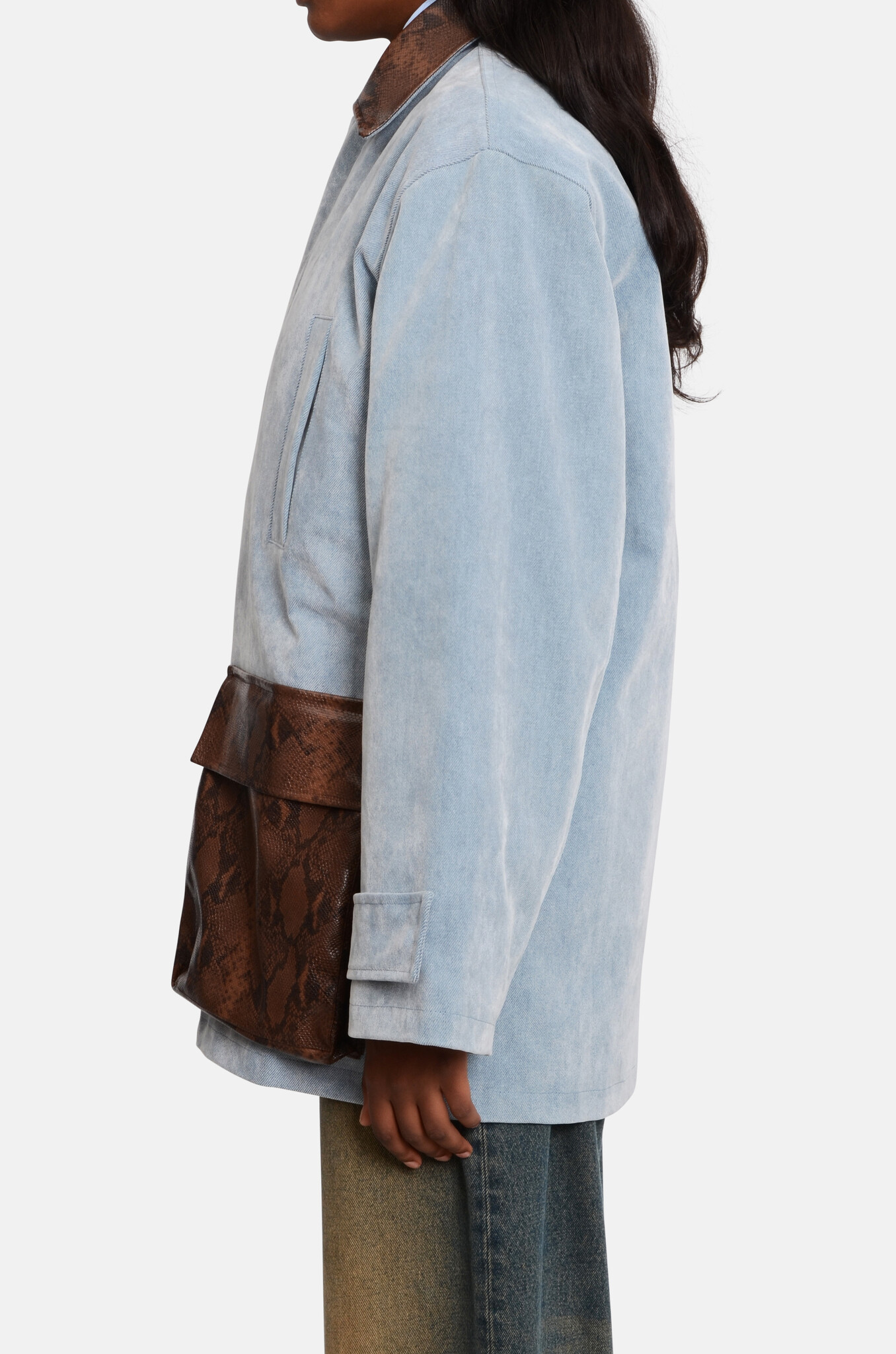 Field Jacket in Pale Blue-3