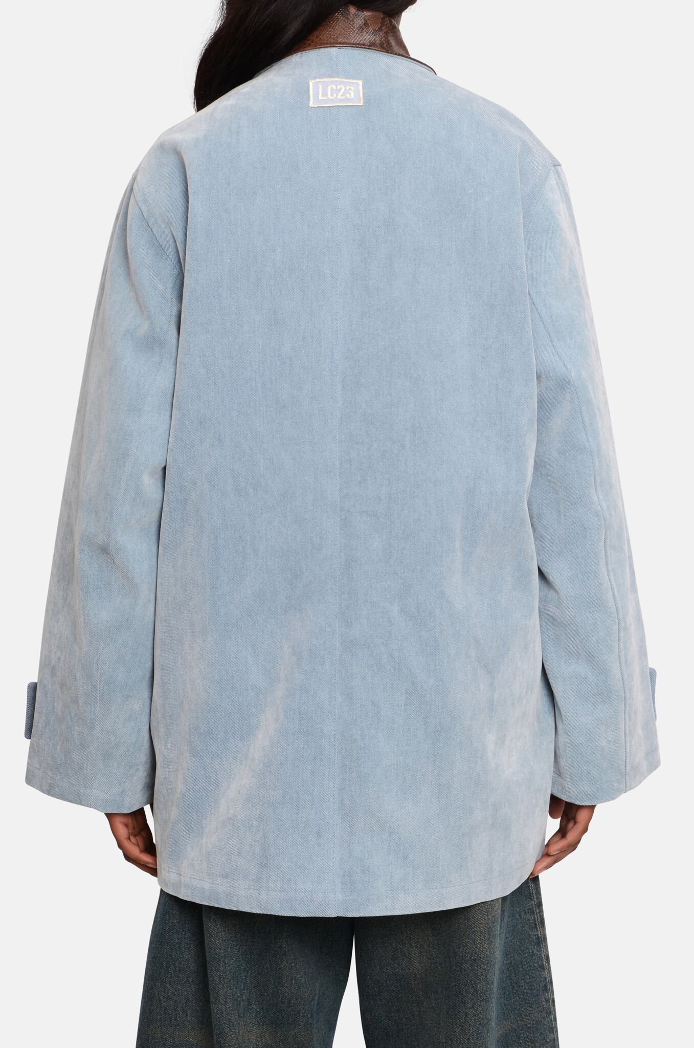 Field Jacket in Pale Blue-4