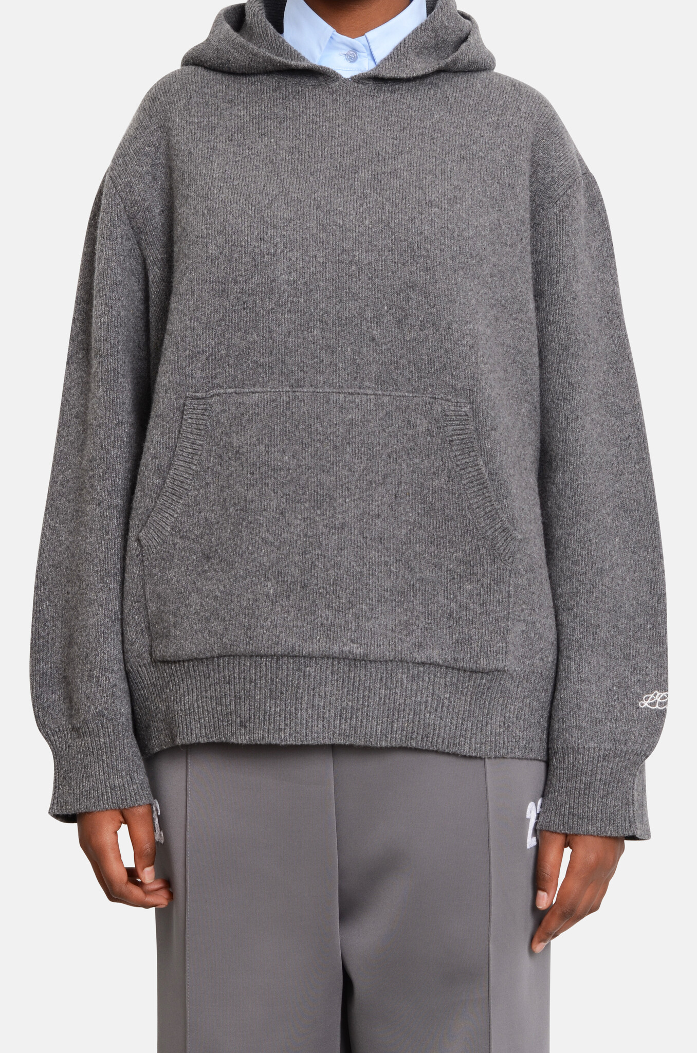 Hoodie Sweater in Dark Grey-1